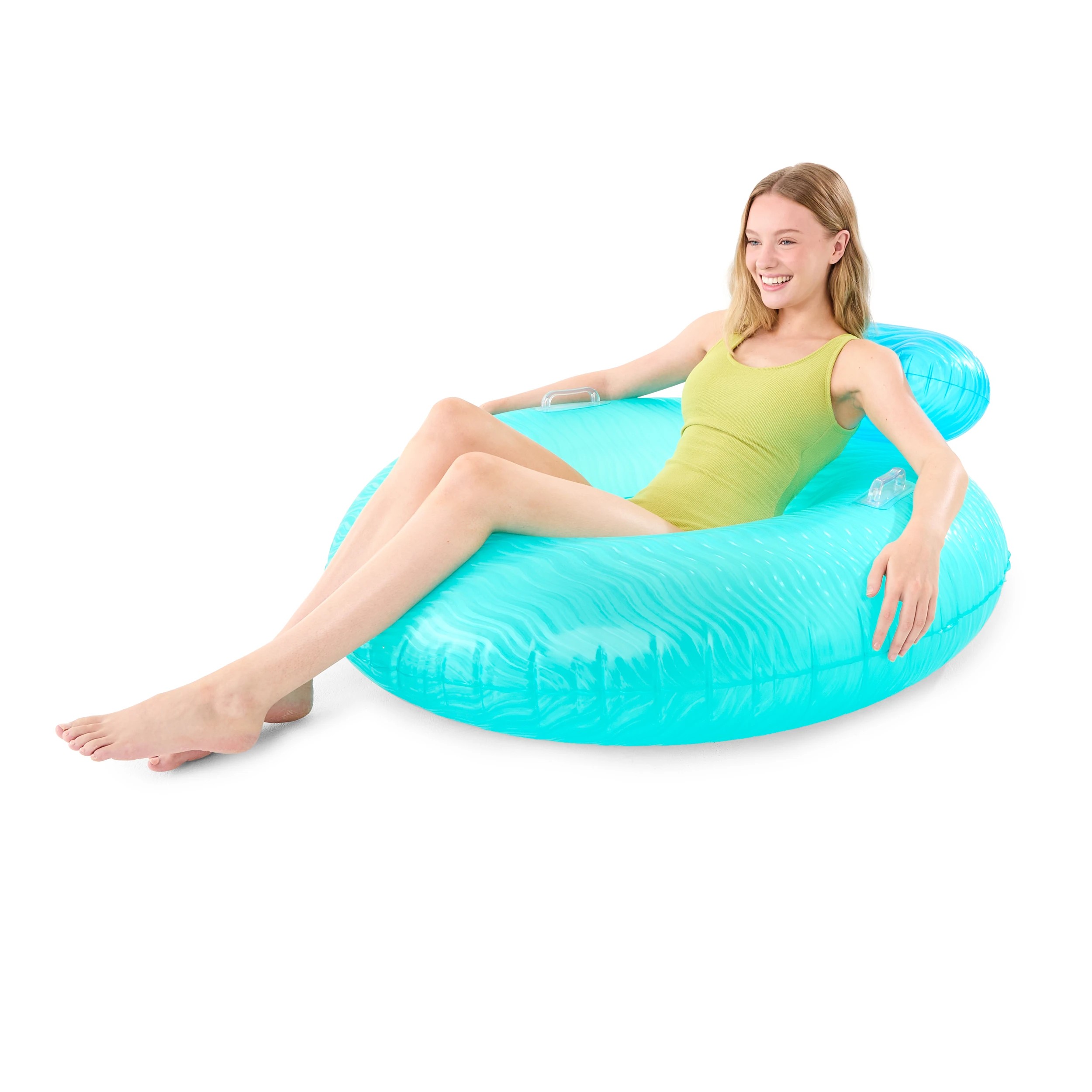 1 Inflatable Pillow Swim Ring, 1 of 8