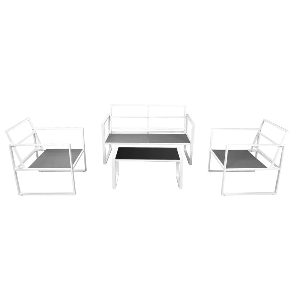 3 vidaXL Garden furniture set Seats Many - White, 3 of 8