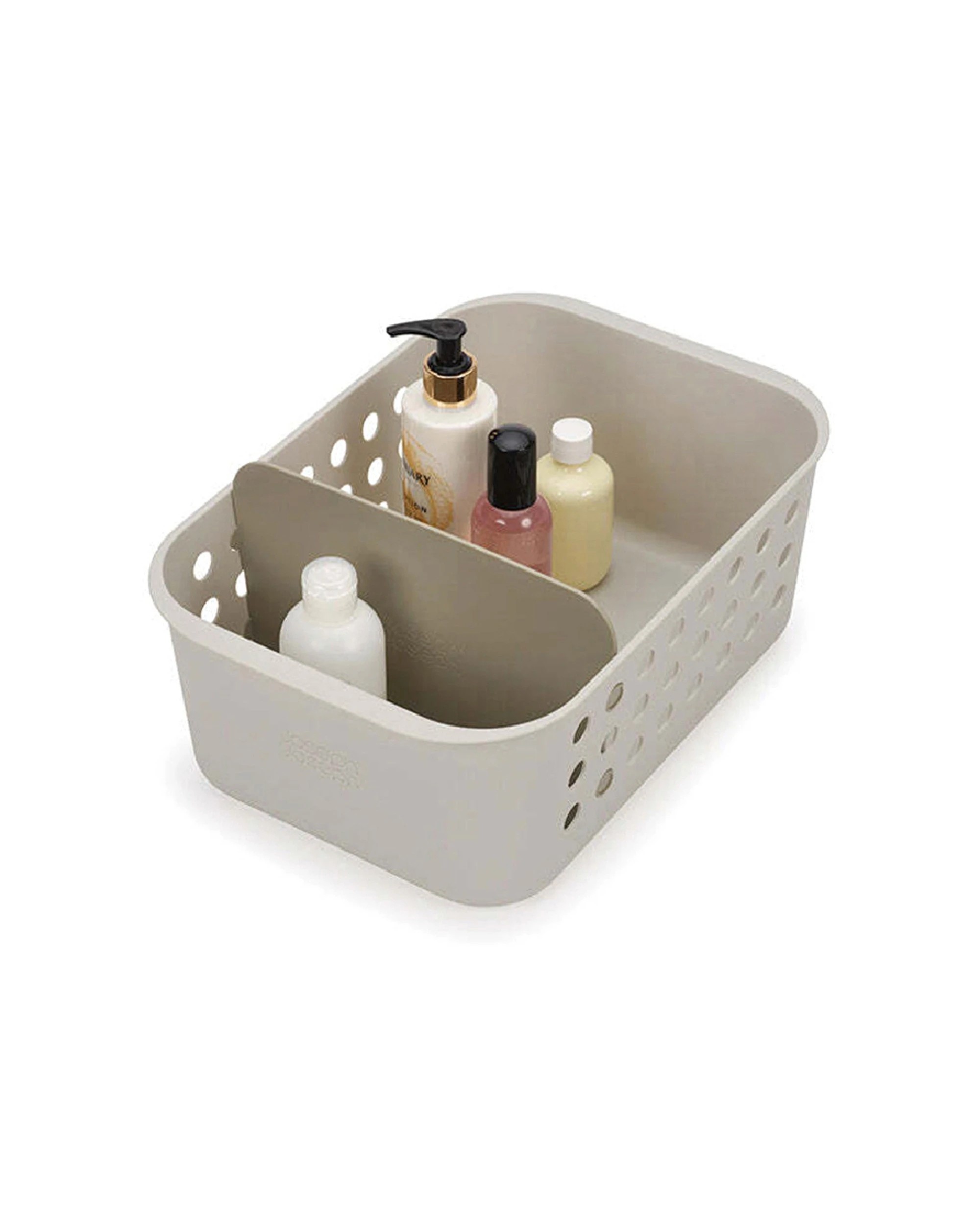 1 Joseph Joseph EasyStore 35cm Storage Basket Large Ventilated Sides Moveable Ecru - White, 1 of 6
