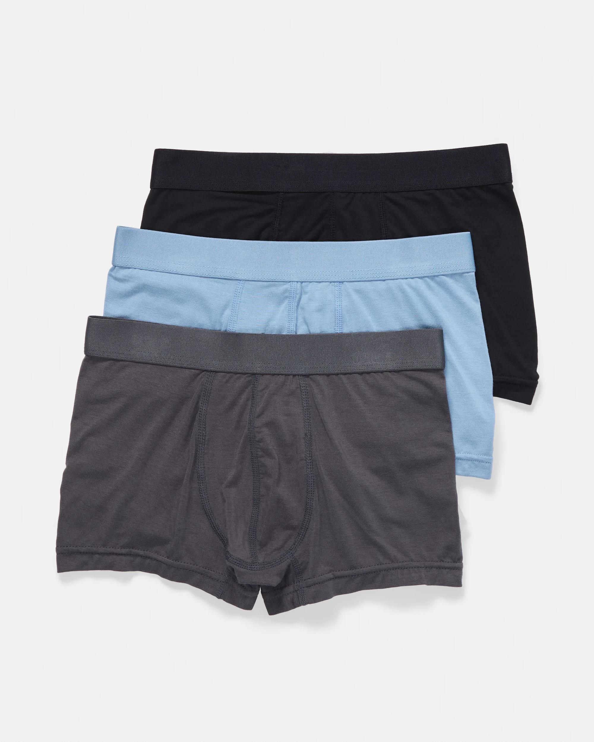 1 3 Pack Bamboo Trunks Blk Trunk, 1 of 4