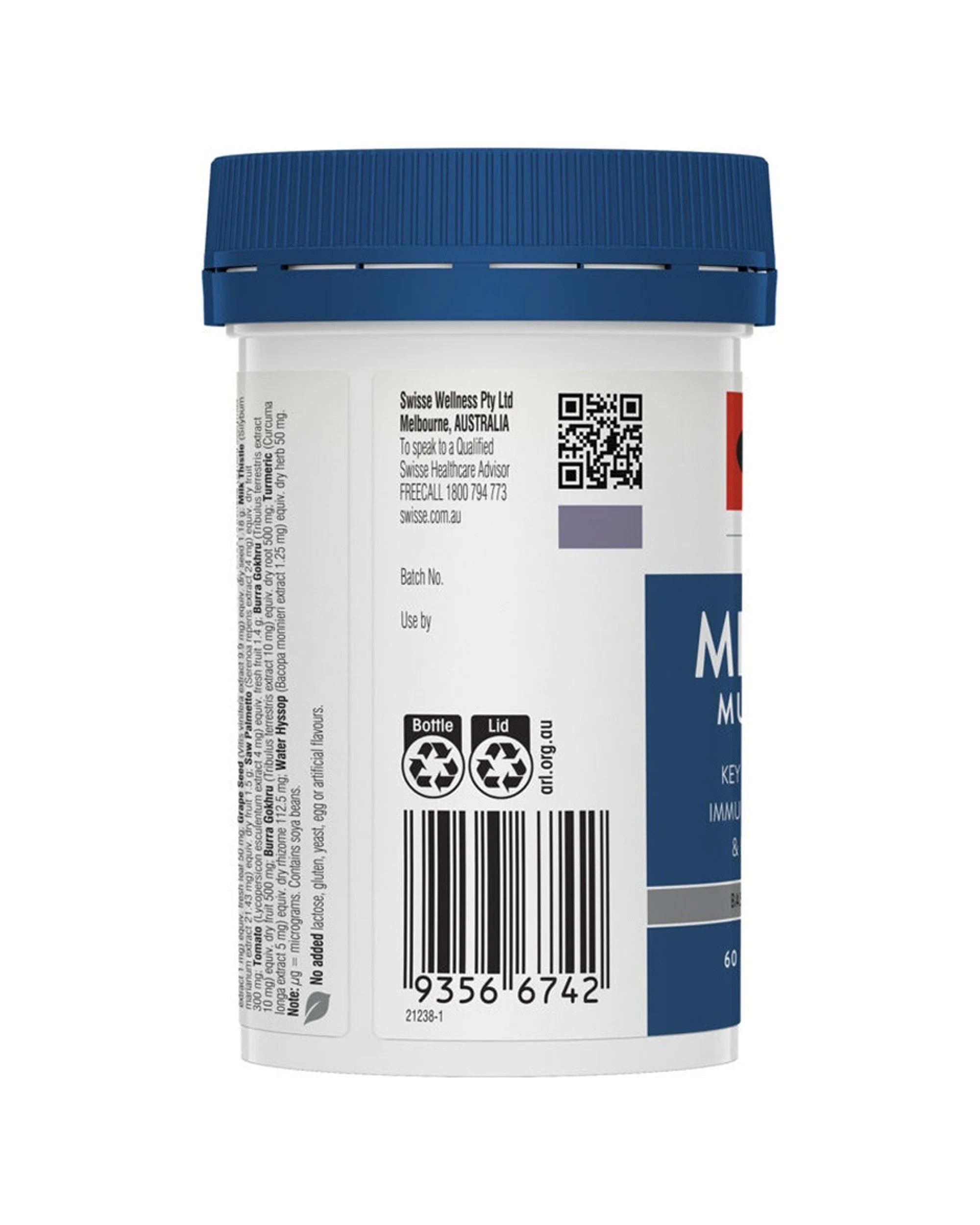 3 Swisse 60pc Ultivite Men's 50+ Multivitamin Tablets Bone Energy Immune Health, 3 of 5