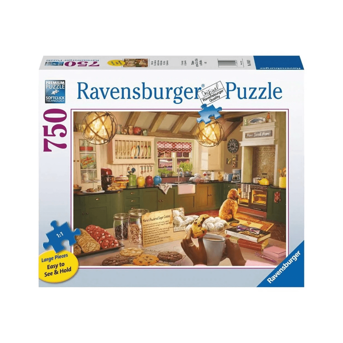 1 Ravensburger Cozy Kitchen Large Format 750 Piece Jigsaw Puzzle, 1 of 1