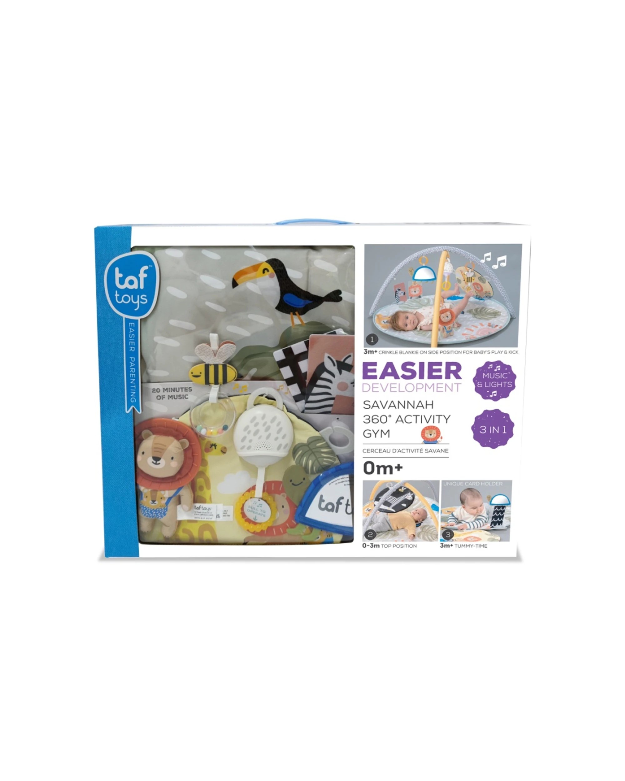 6 Taf Toys Savannah 360 Activity Gym Baby Play Mat With Accessories - Multi, 6 of 6