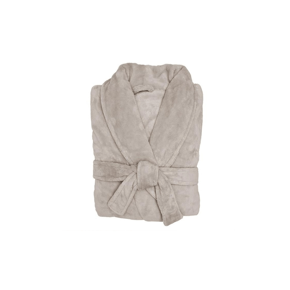 1 Bambury Microplush Coral Fleece Bath Robe - 100% Polyester, 11 Colours, S/M to L/XL - Grey, 1 of 7
