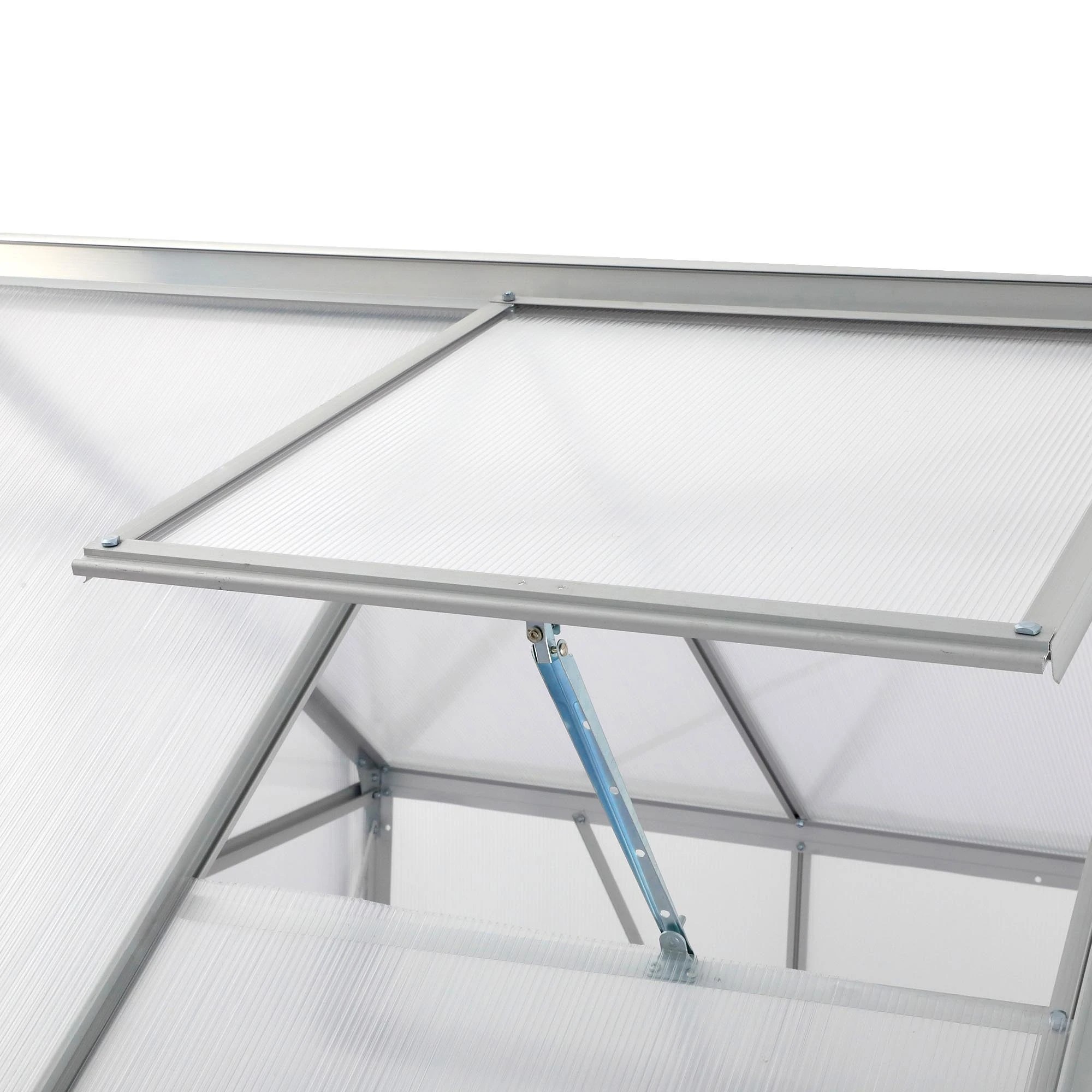 5 Levede Alumium Greenhouse 1.95X1.9X3.16M Polycarbonate Garden Shed, 5 of 9
