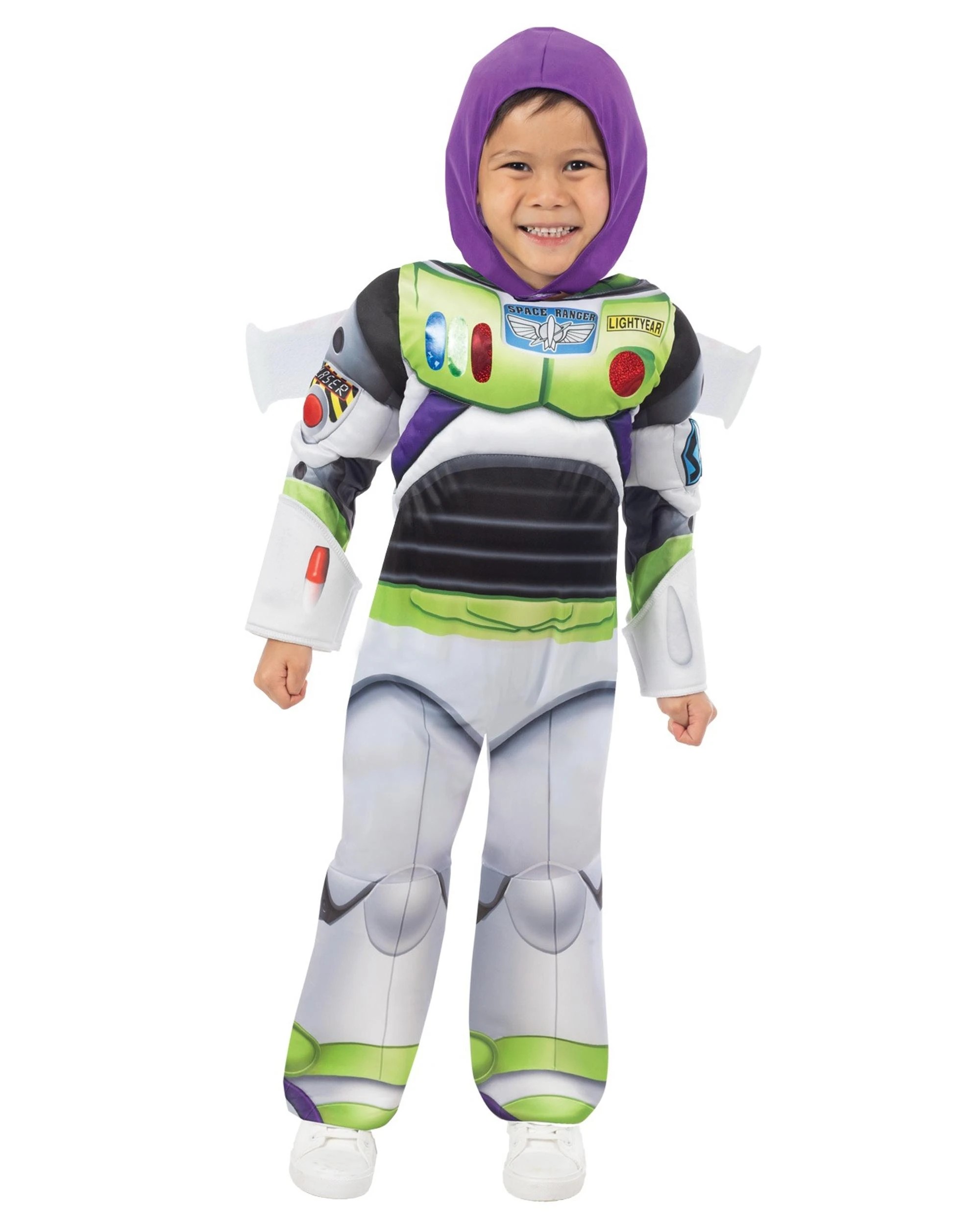 2 Disney Pixar Toy Story 5 Buzz Lightyear Deluxe Child Costume Size 3-5 Years, 2 of 4