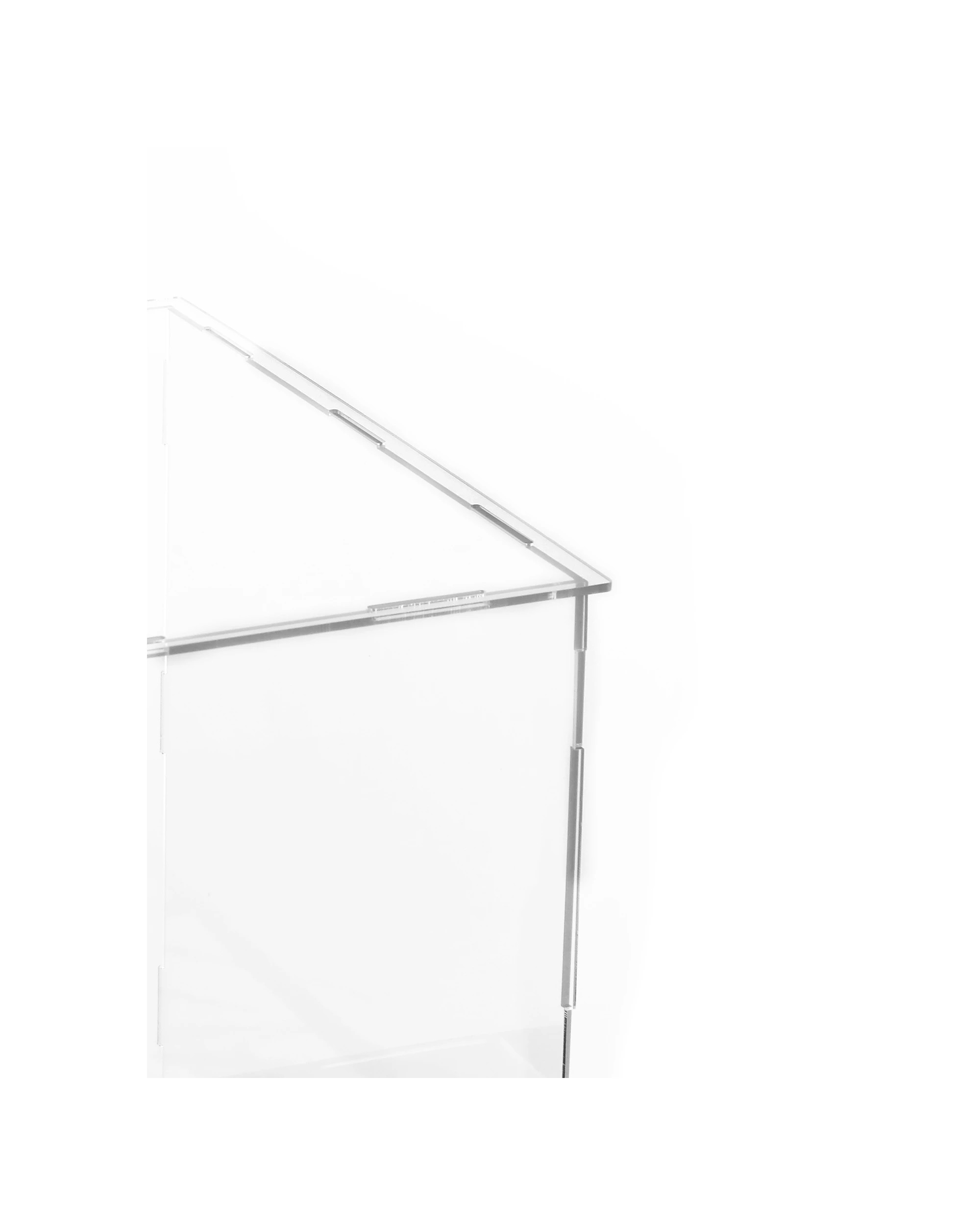 6 Artiss Clear Acrylic Display Case Dustproof Protection Box For Car Toys 15CM - Clear, 6 of 10