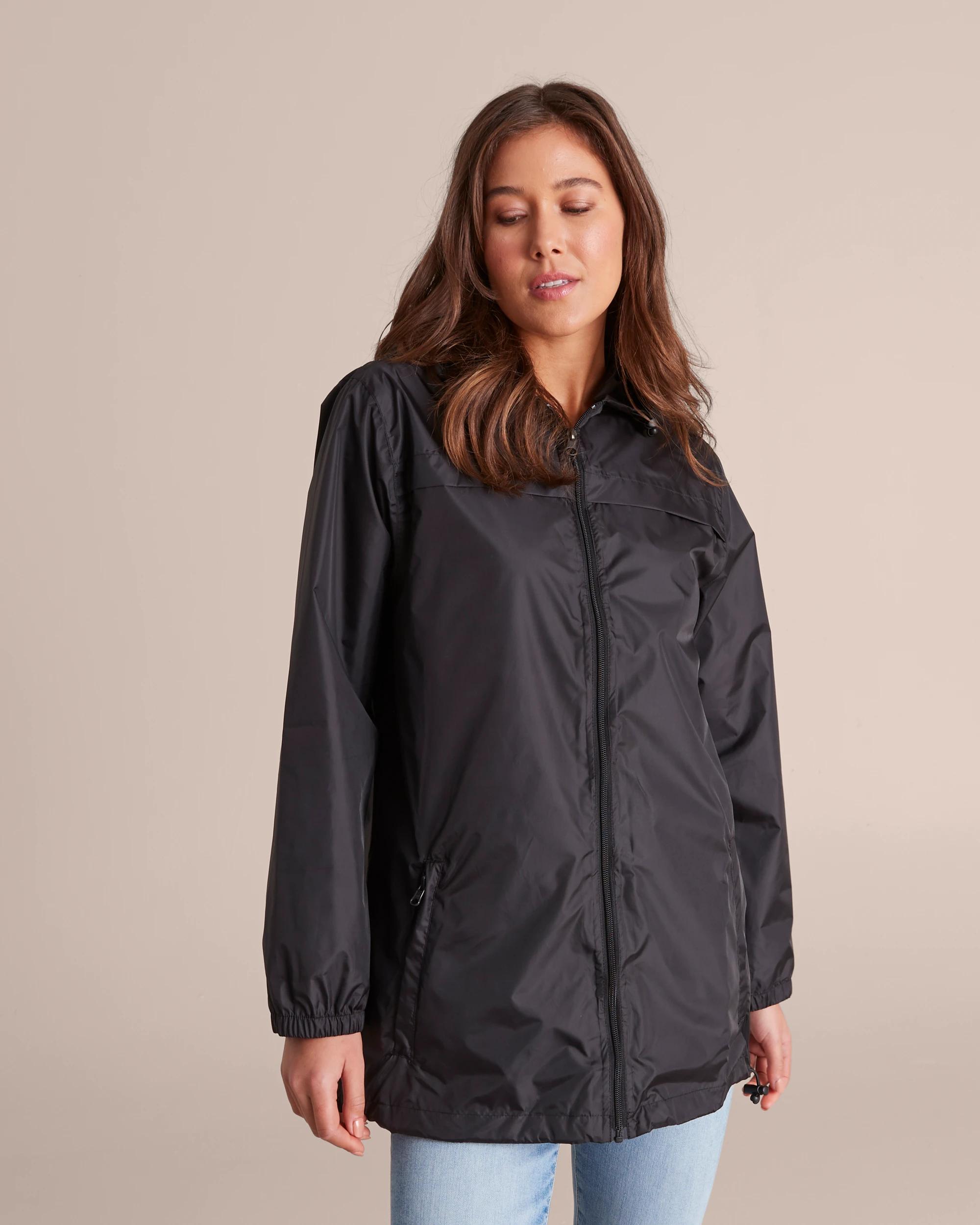 4 Target Fold Up Rain Jacket BLACK, 4 of 10