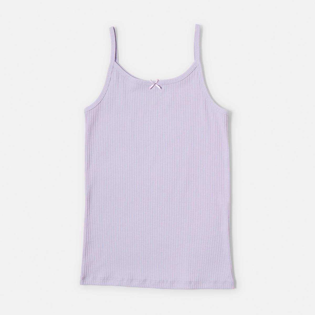 3 3 Pack Super Soft Singlets Pur Multi, 3 of 9