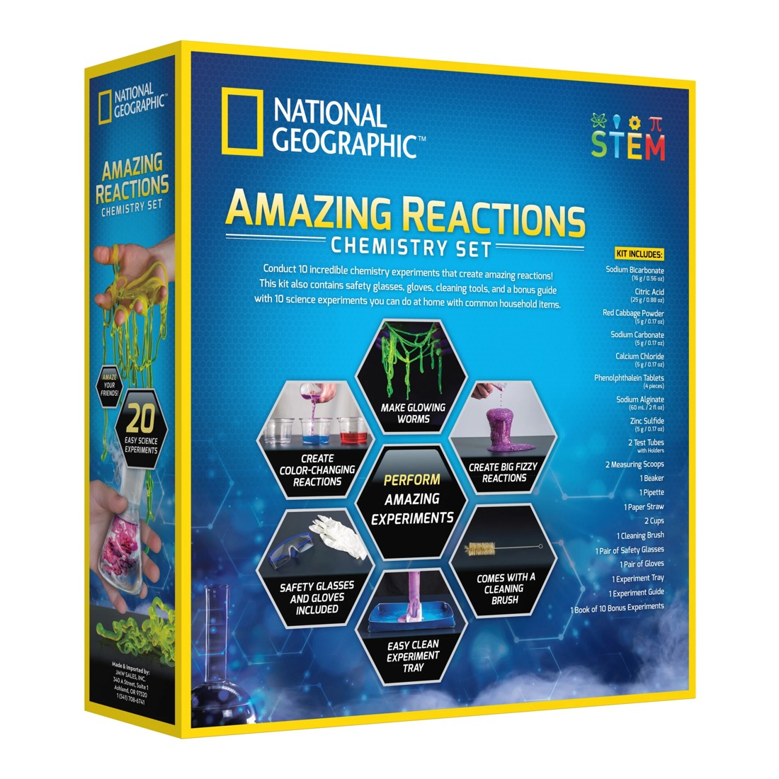 4 National Geographic Amazing Reactions Chemistry Set, 4 of 4