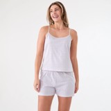 LAVENDER GINGHAM LILY LAVENDER