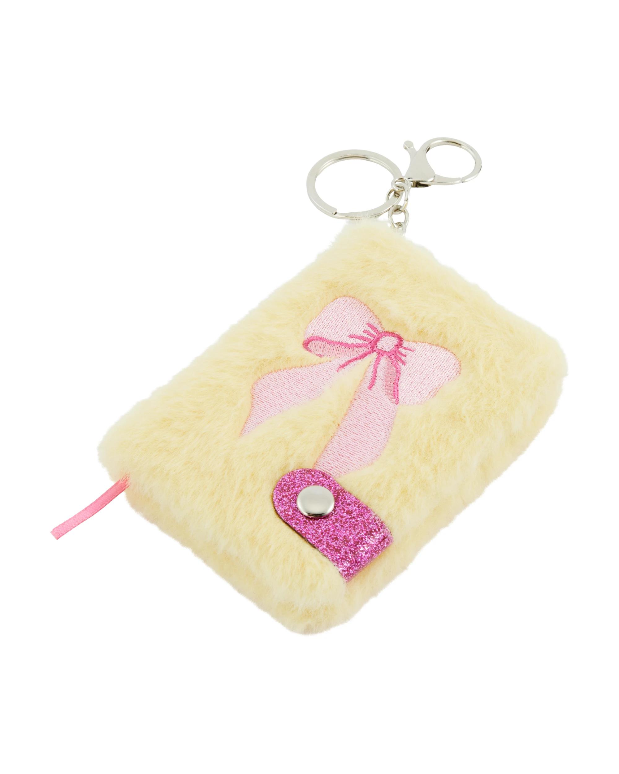 2 Fluffy Book Charm Keyring - Yellow Yellow, 2 of 5