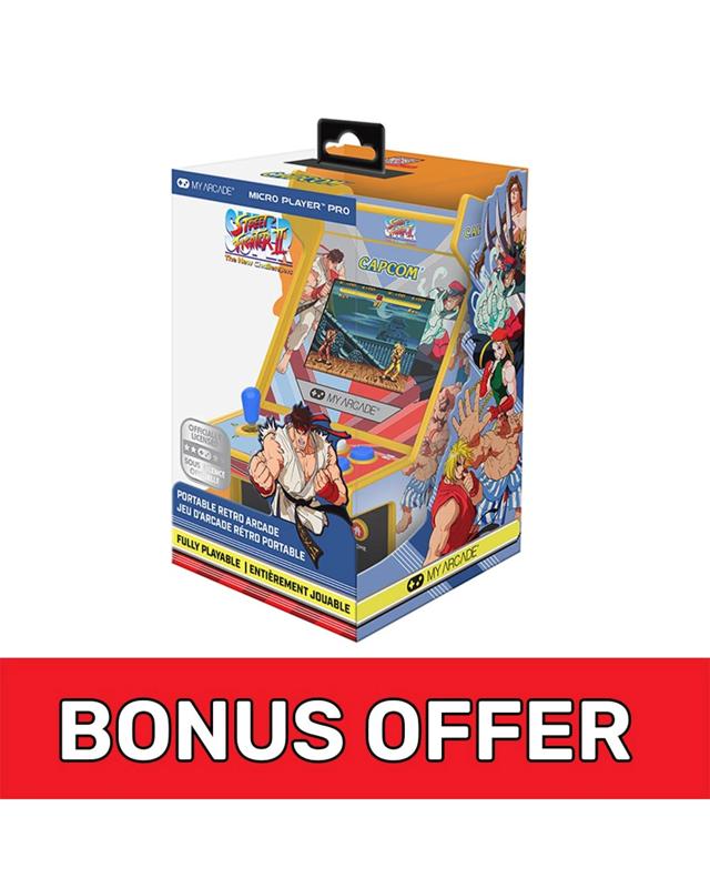 MyArcade Micro Player Pro Street Fighter Portable Retro Arcade Cab