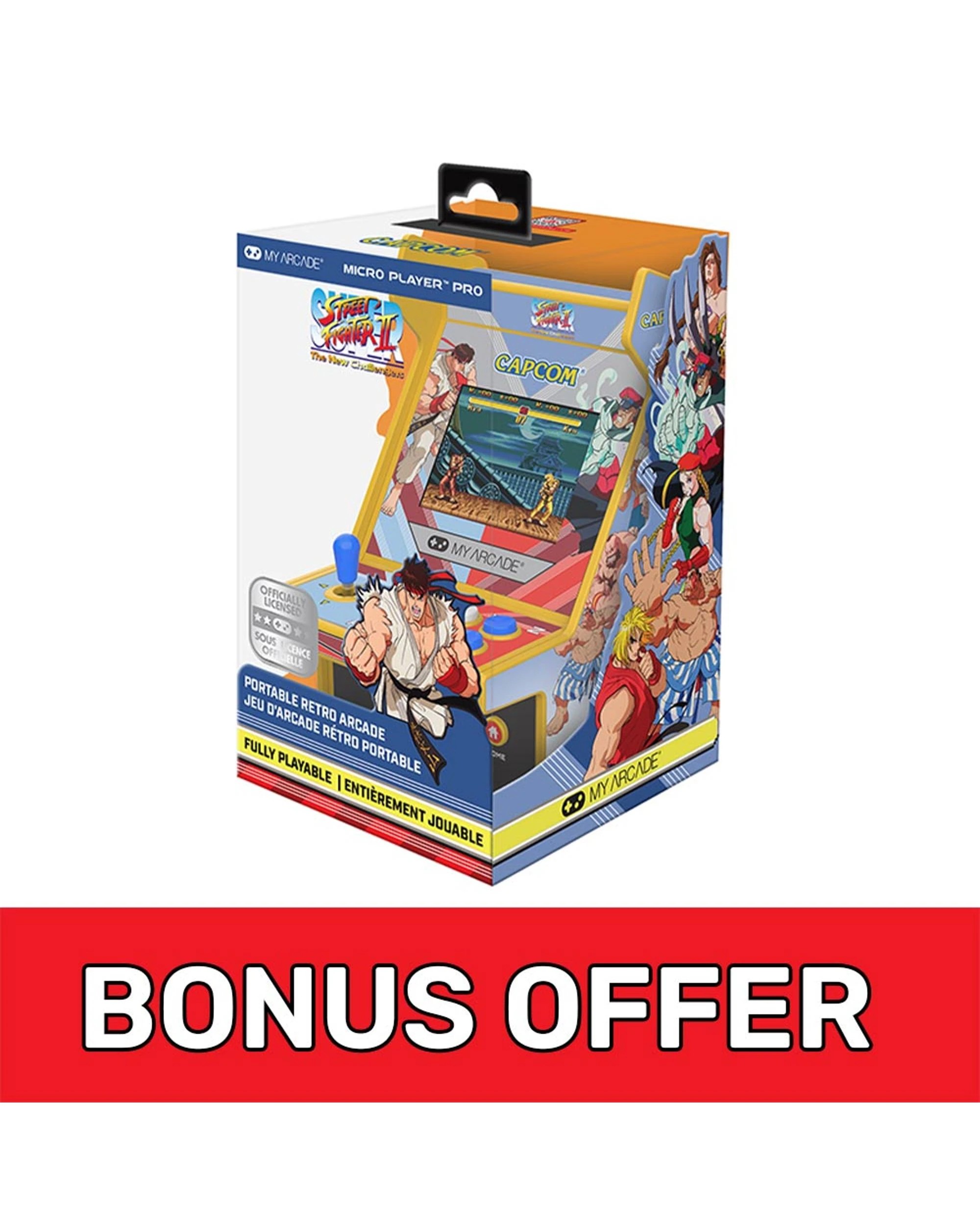 1 MyArcade Micro Player Pro Street Fighter Portable Retro Arcade Cabinet, 1 of 3