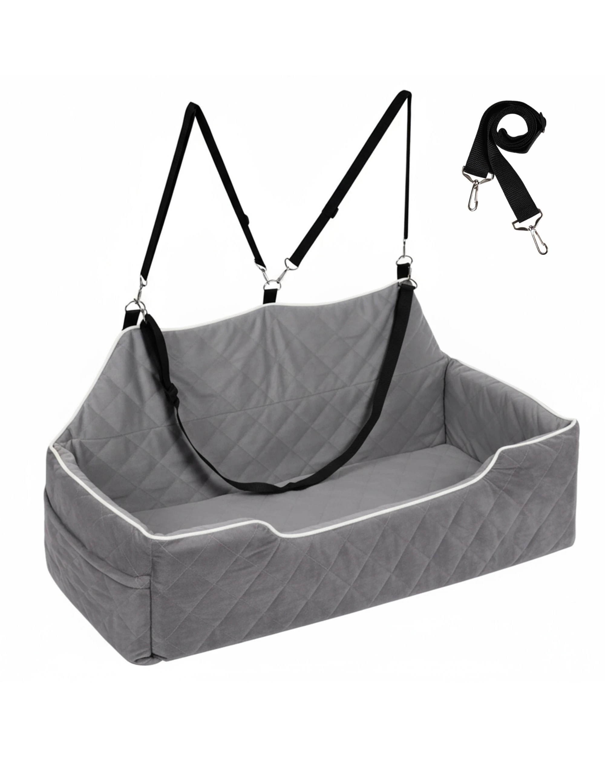 1 Advwin Pet Car Seat for Cat Dog Pet Booster Seat Cover, 1 of 8