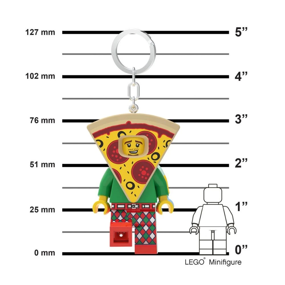 8 Lego Pizza Boy LEDLITE Keyring, 8 of 8