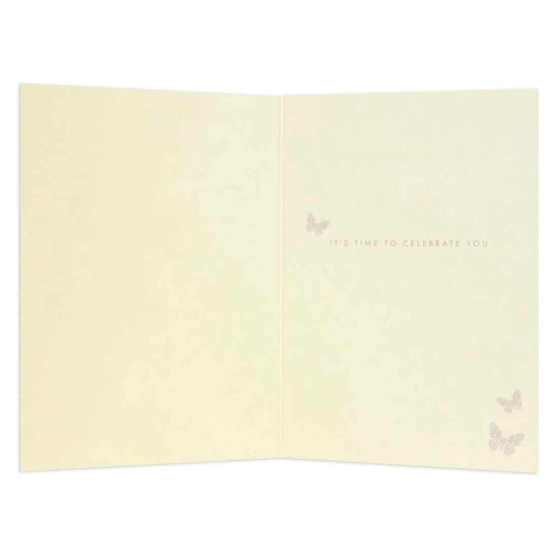 2 Connections from Hallmark Celebration Card for Daughter - Gold Butterflies, 2 of 3
