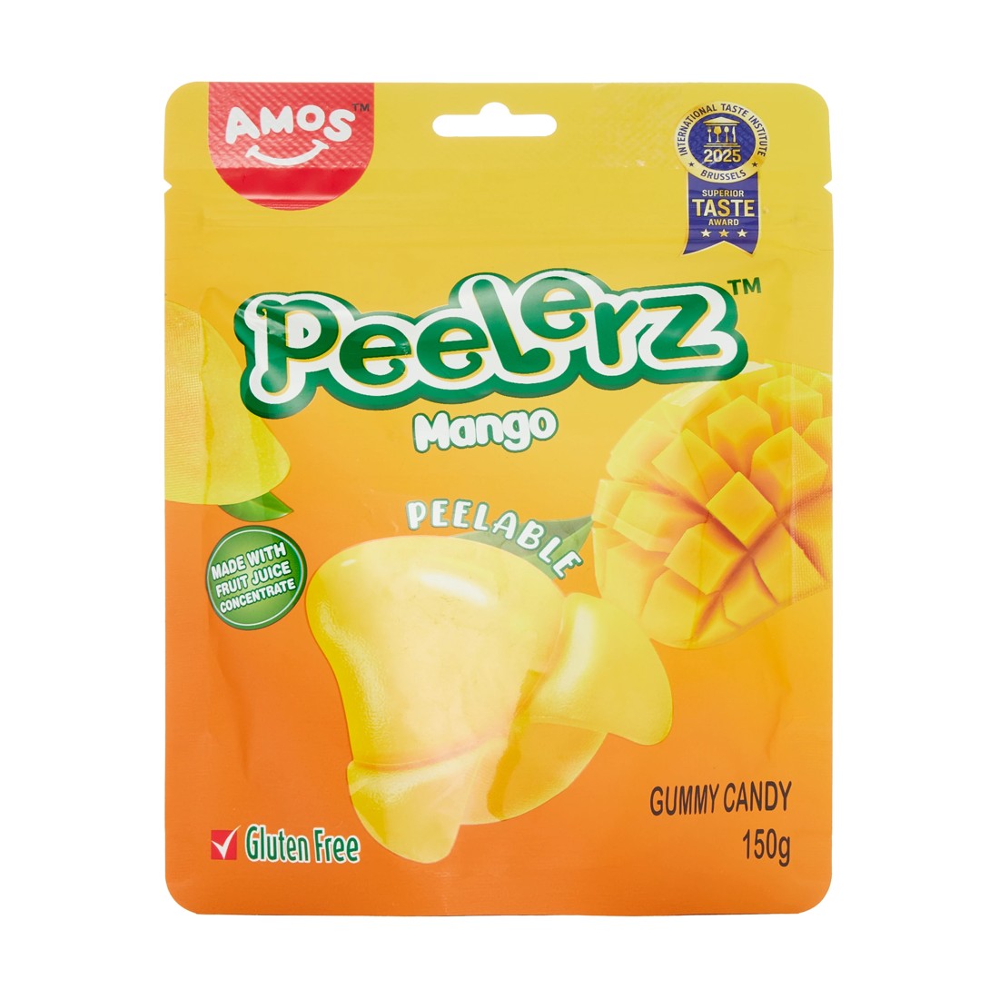 1 Amos Peelerz Mango Gummy Candy 150g, 1 of 3