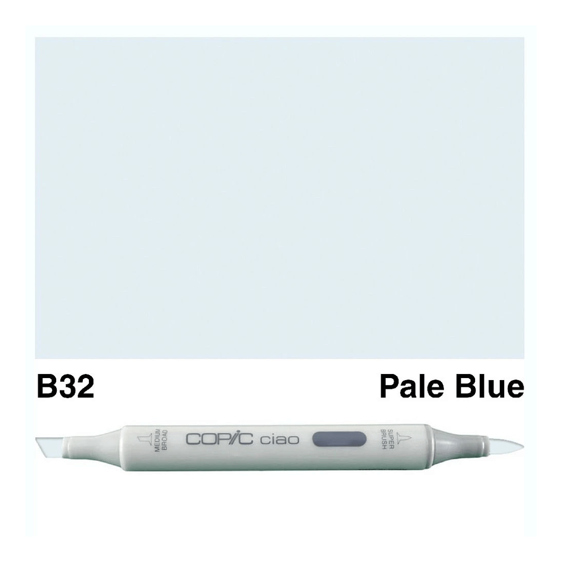 3 Copic Ciao Dual Nib Marker B32 Pale Blue, 3 of 3