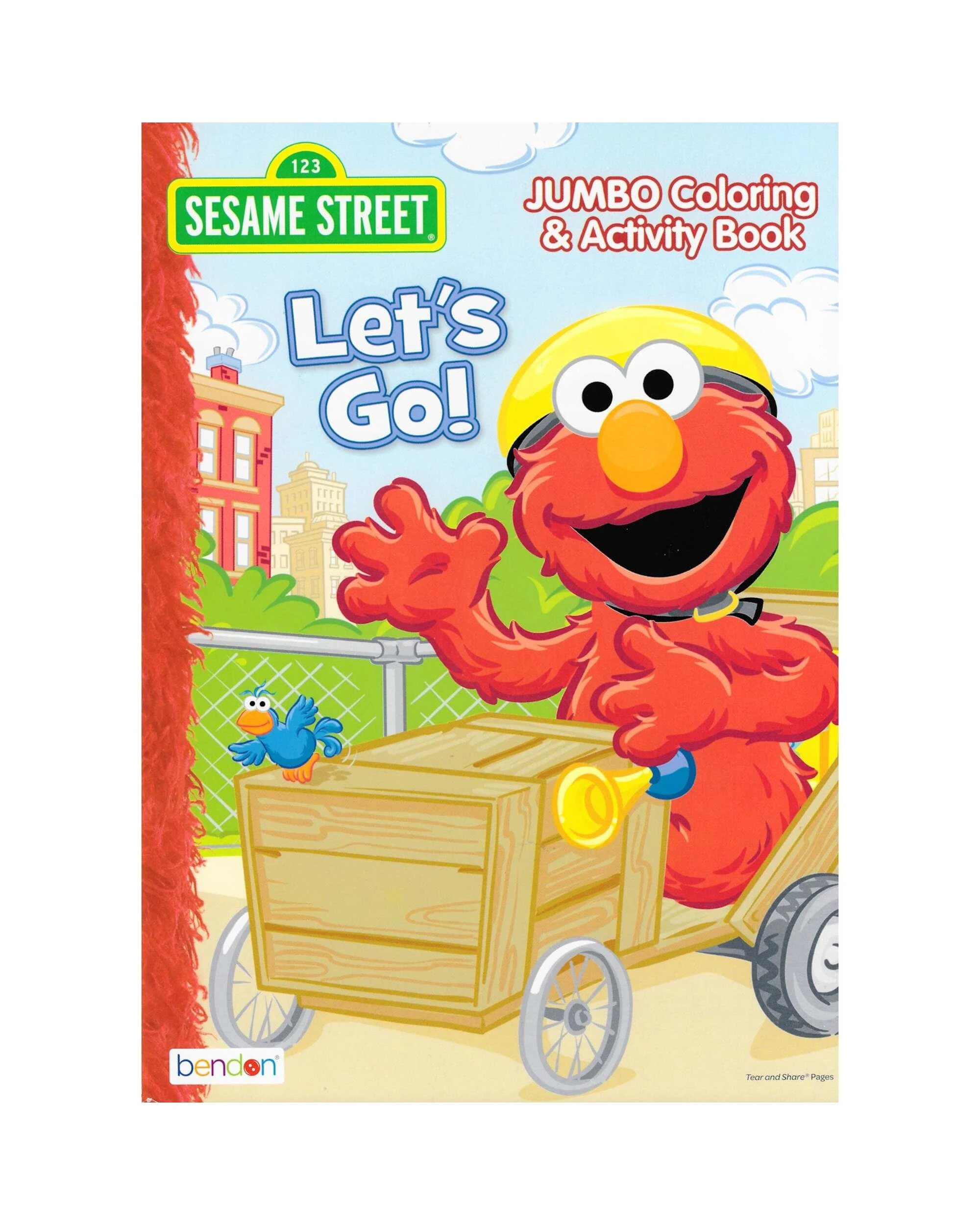 2 JTC Sesame Street Let's Go! Colouring In & Activity Book - Plain, 2 of 3