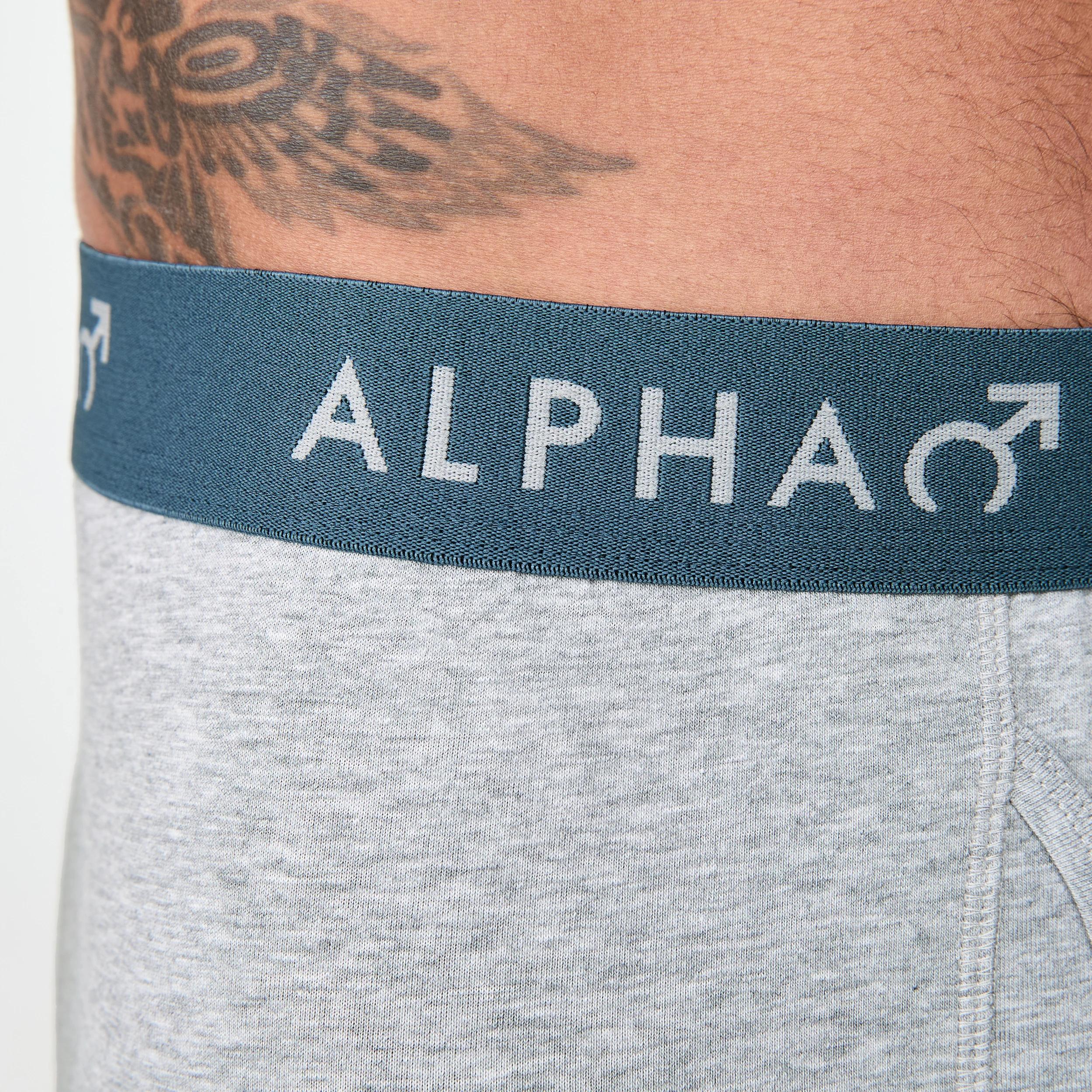 7 3 Pack Colour Elastic Trunks GREY, BLUE DUST, 7 of 8