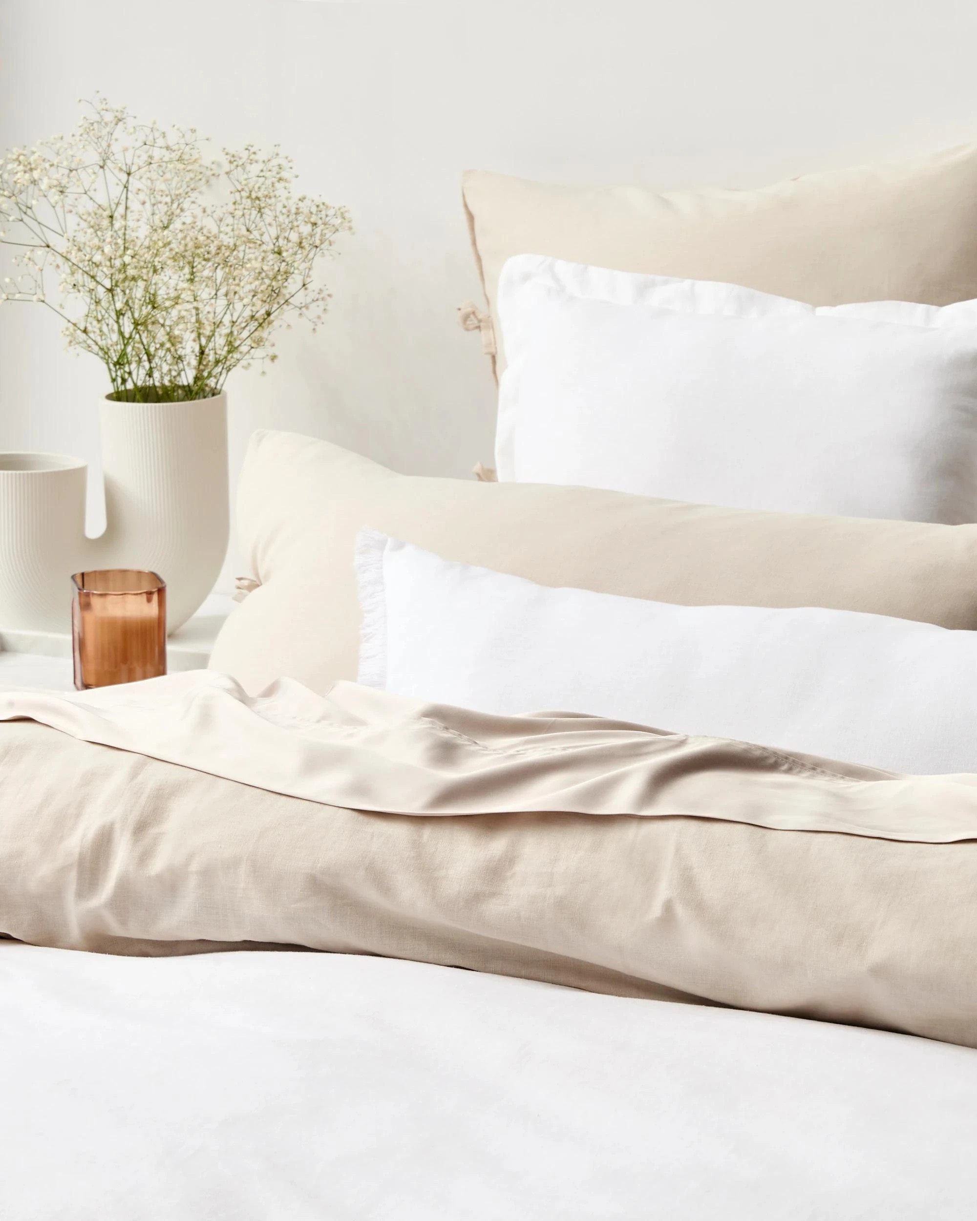 5 Target Laynie Linen/Cotton Quilt Cover Set - Queen Bed - Natural, 5 of 5