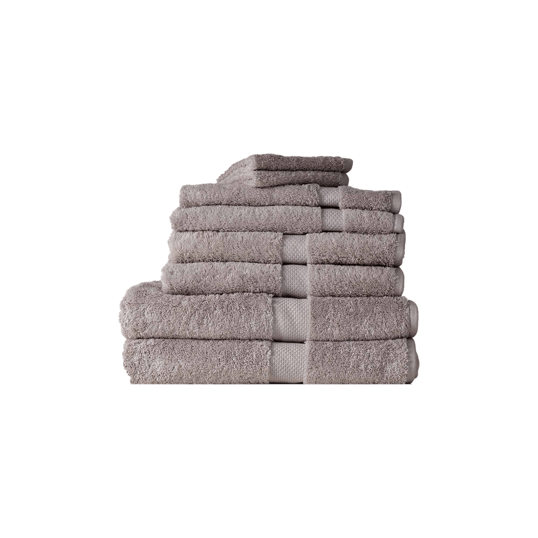 1 Canningvale 8pc Royal Splendour Home Decor Bathroom Bath Towel Set Storm
 - Grey, 1 of 3