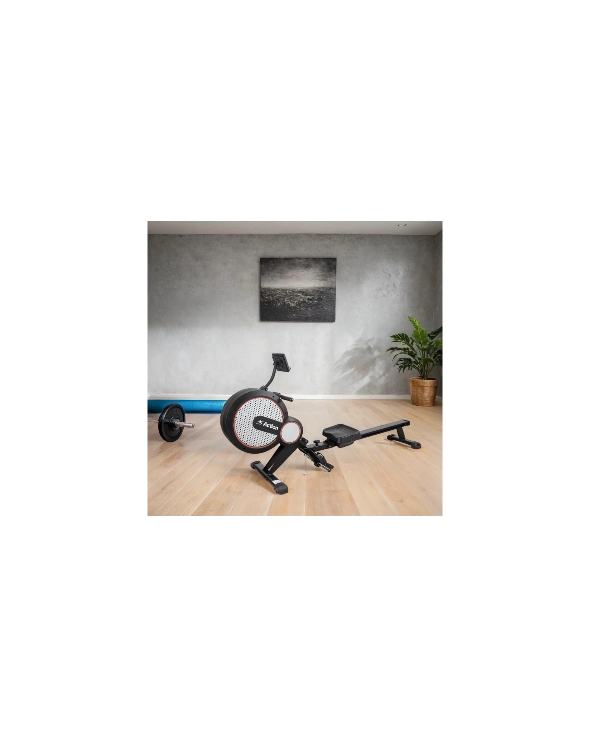 2 Action Sports Air Resistance Rower - Black, 2 of 5