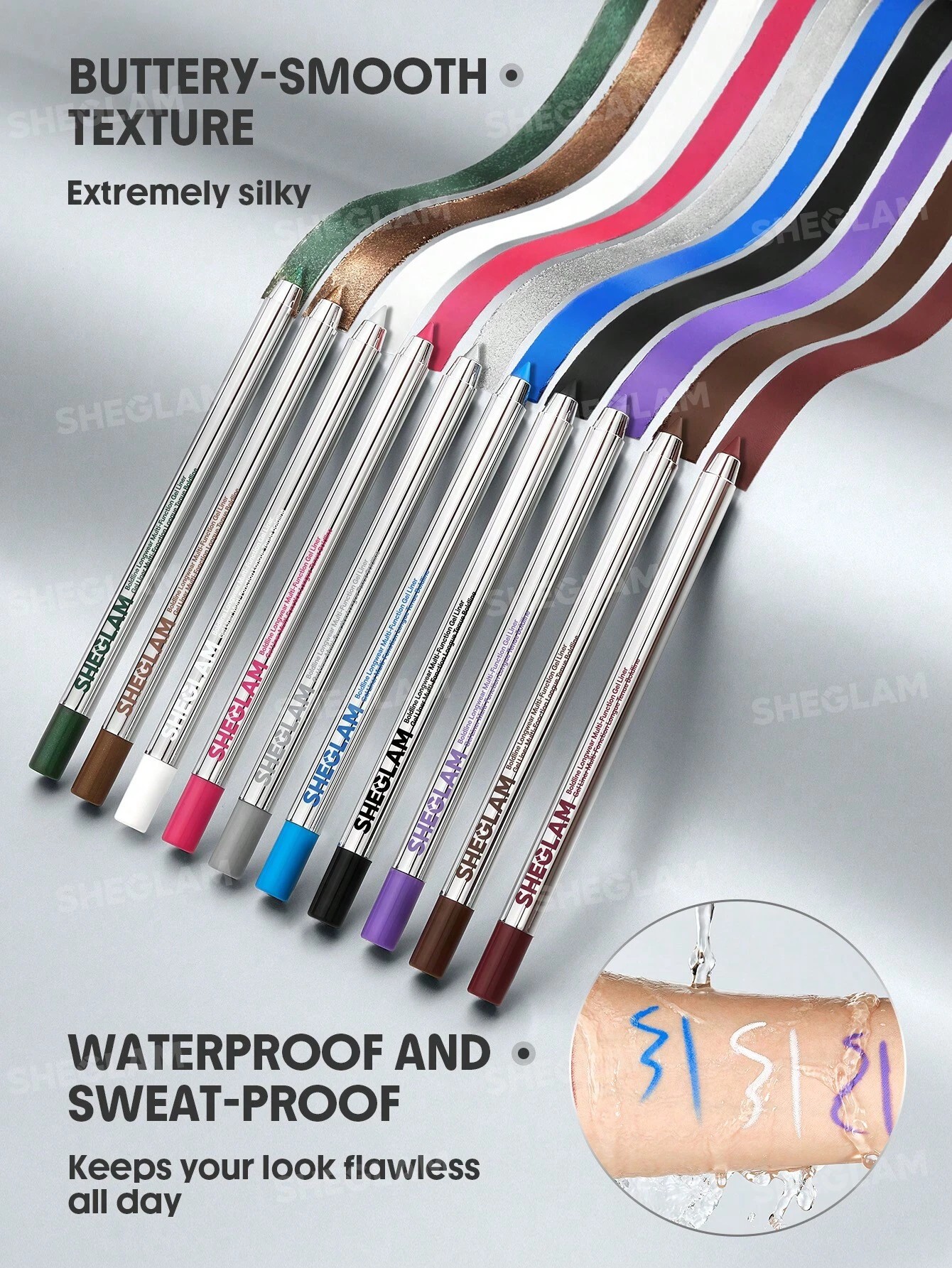 4 SHEGLAM Boldline Longwear Multi-Function Gel Liner - Burgundy, 4 of 6