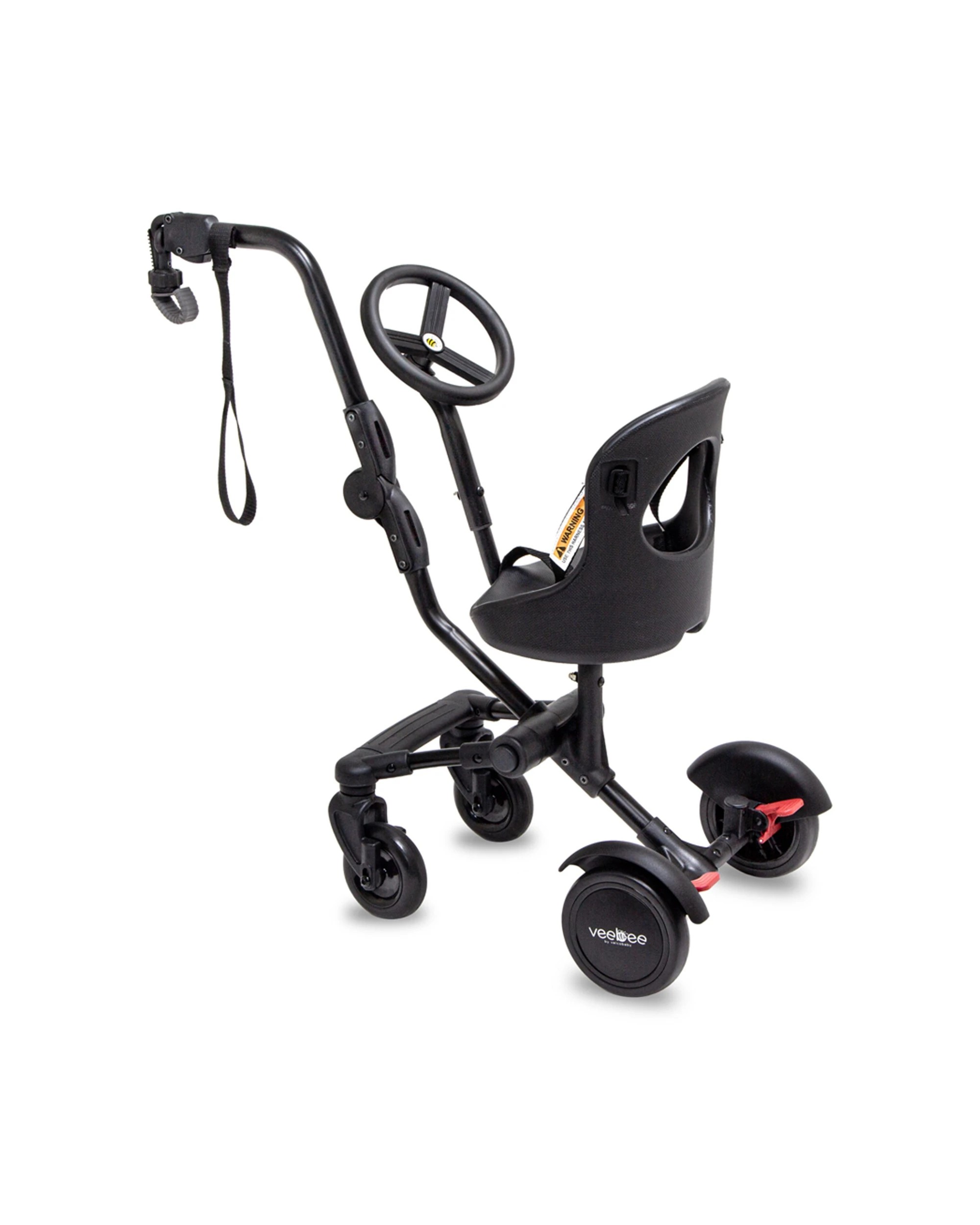 1 Veebee Co-rider Universal Toddler Trailer Board Seat For Stroller/pram 15m+ - Black, 1 of 5