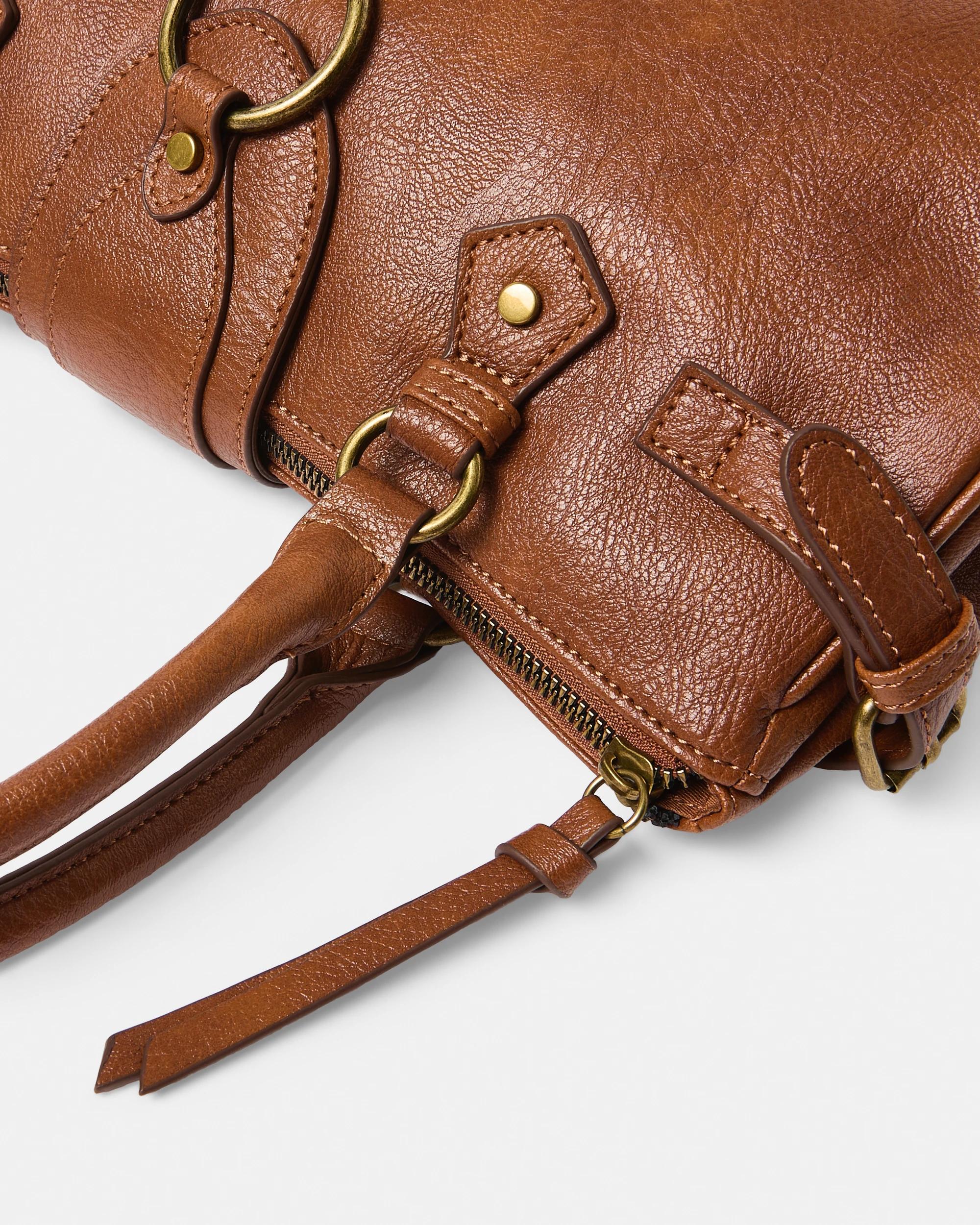 4 Buckle Shoulder Bag Warm Umber, 4 of 6