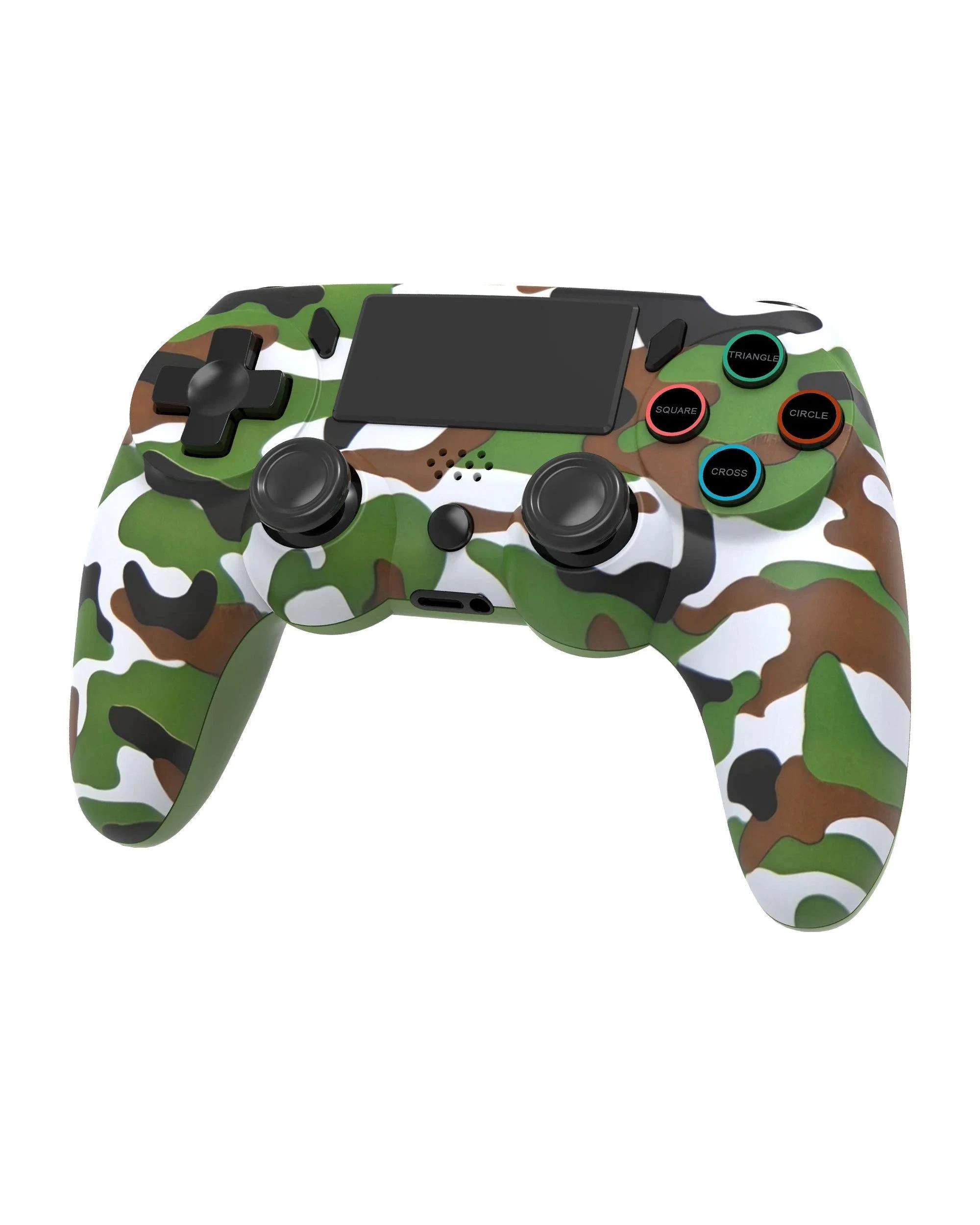 1 Playmax Wireless Controller for PS4 and PC - Camo - Green, 1 of 5