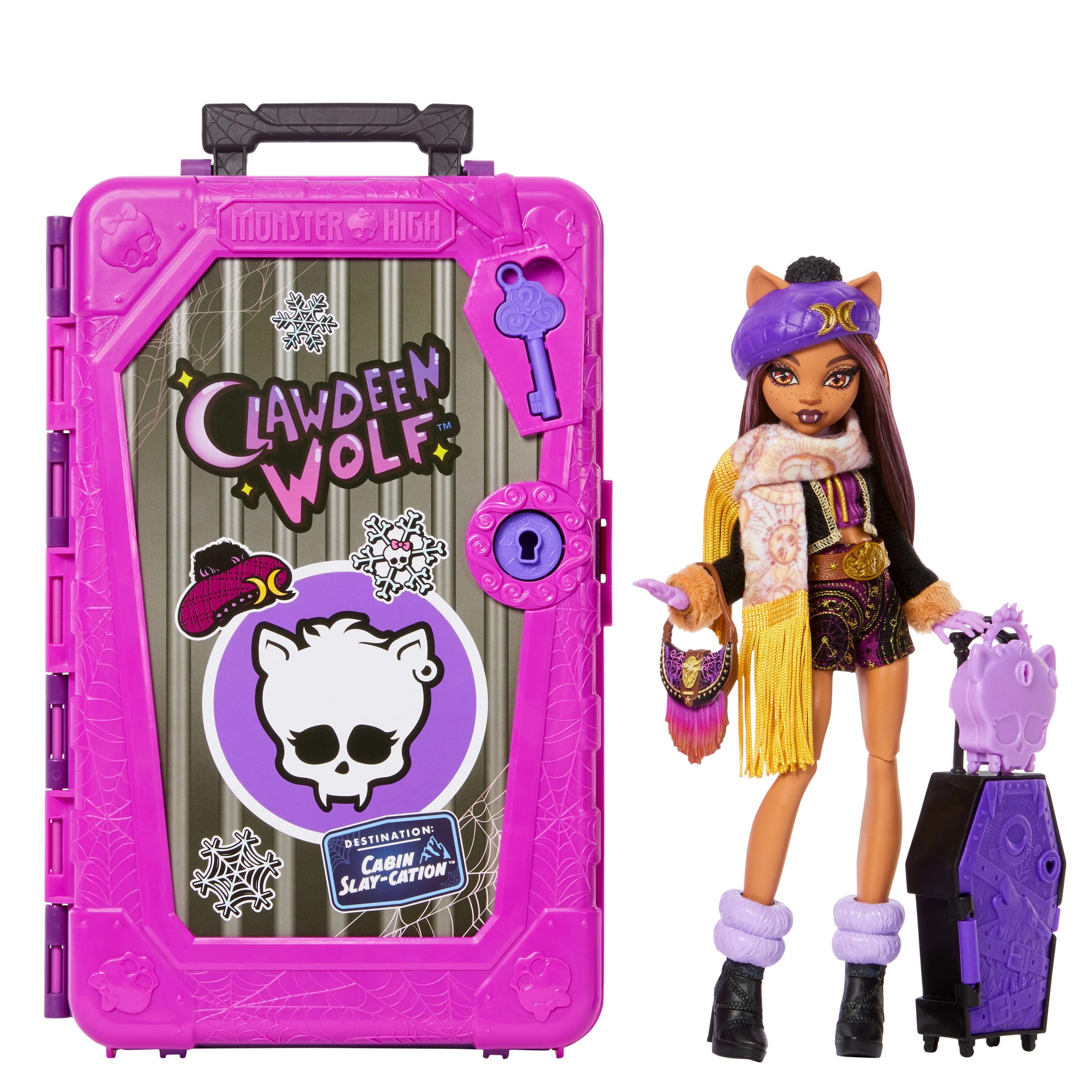 2 22 Piece ​Monster High Skulltimate Secrets Clawdeen Wolf Doll and Accessories Set, 2 of 7