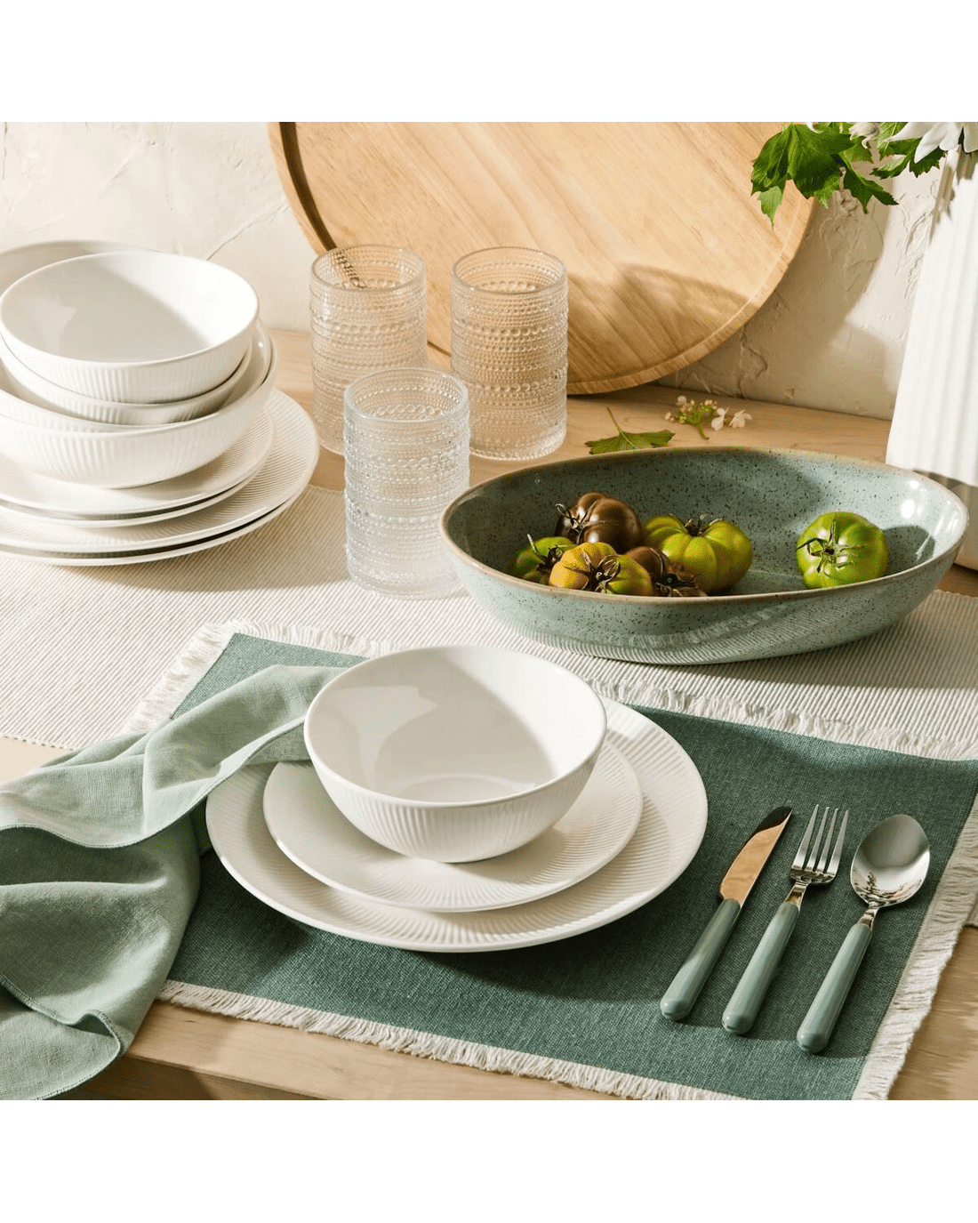 6 Sage Fringe Placemat, 6 of 6