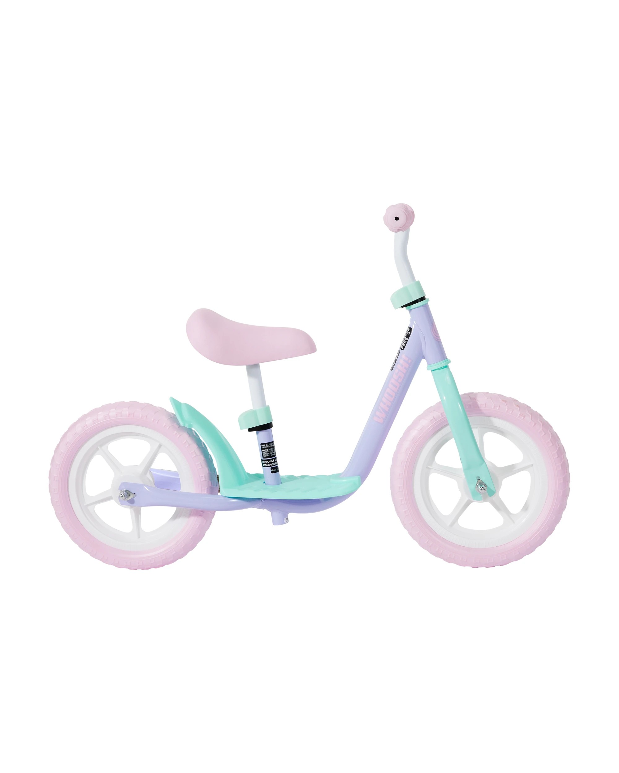 2 30cm Whoosh Balance Bike - Pink, 2 of 8