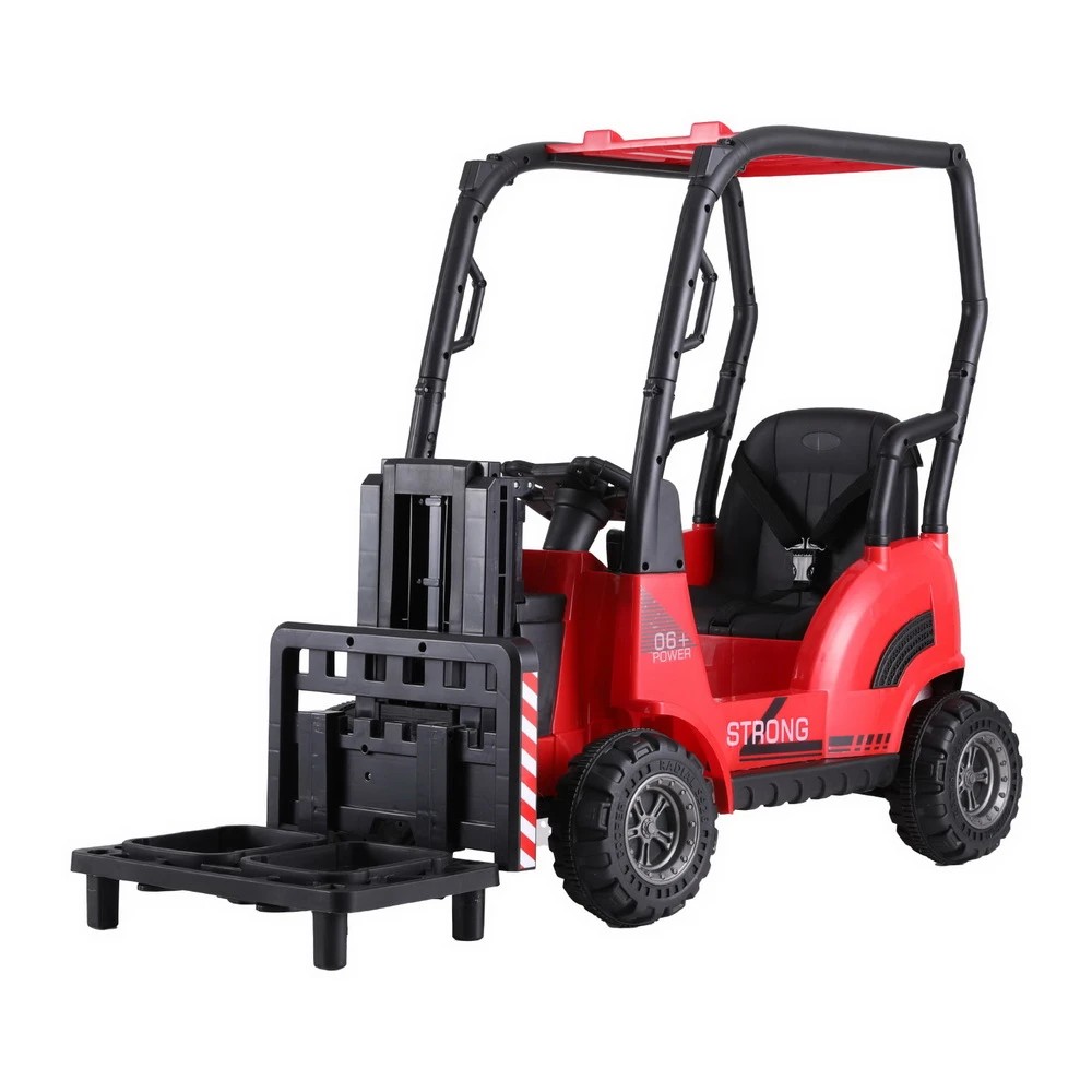 1 Rigo Kids Electric Ride On Car Forklift Loader Toys Cars Horn Remote 12V - Red, 1 of 5