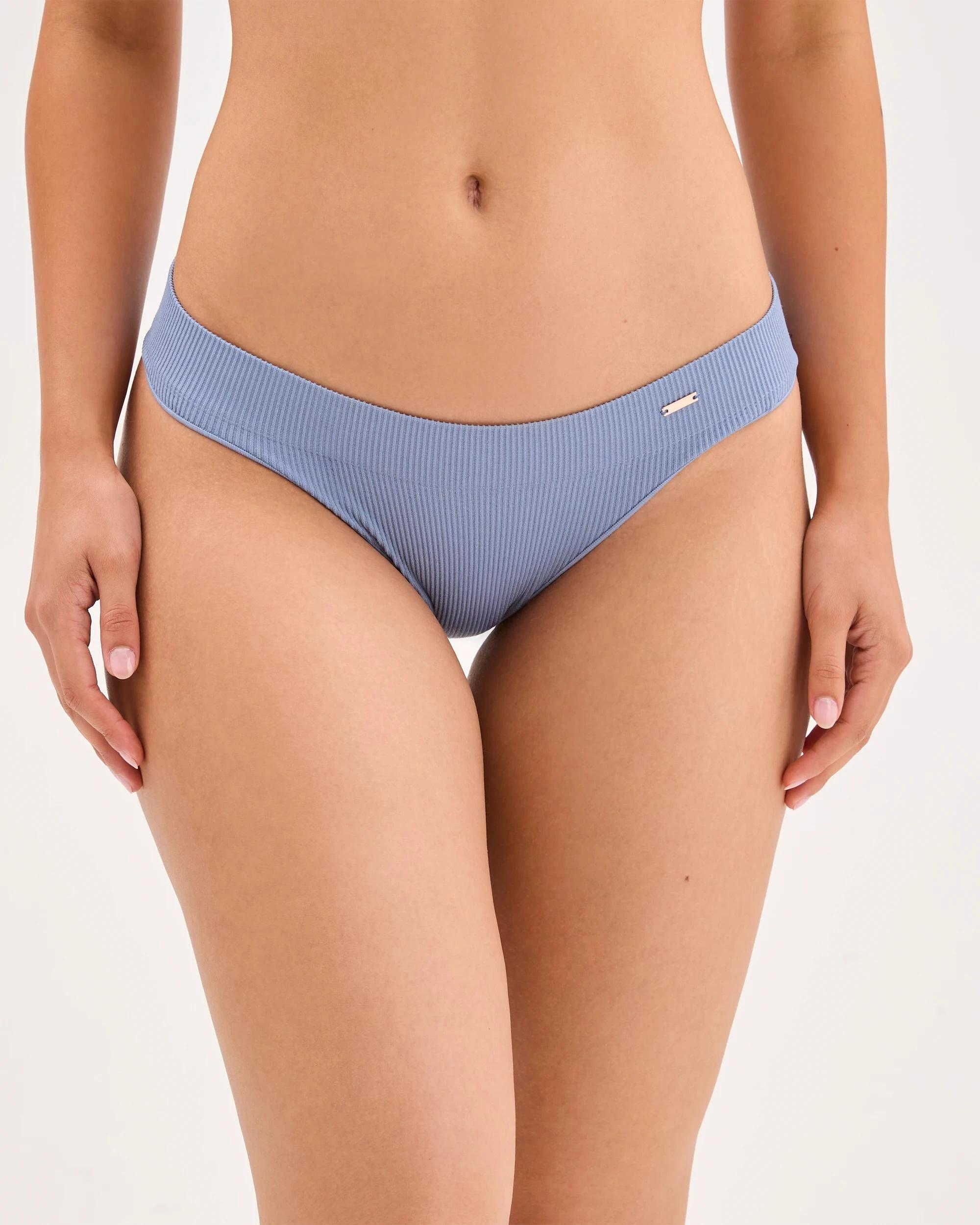 5 Lily Loves 2 Pack Rib Seamfree Brazilian Briefs COUNTRY BLUE, 5 of 6