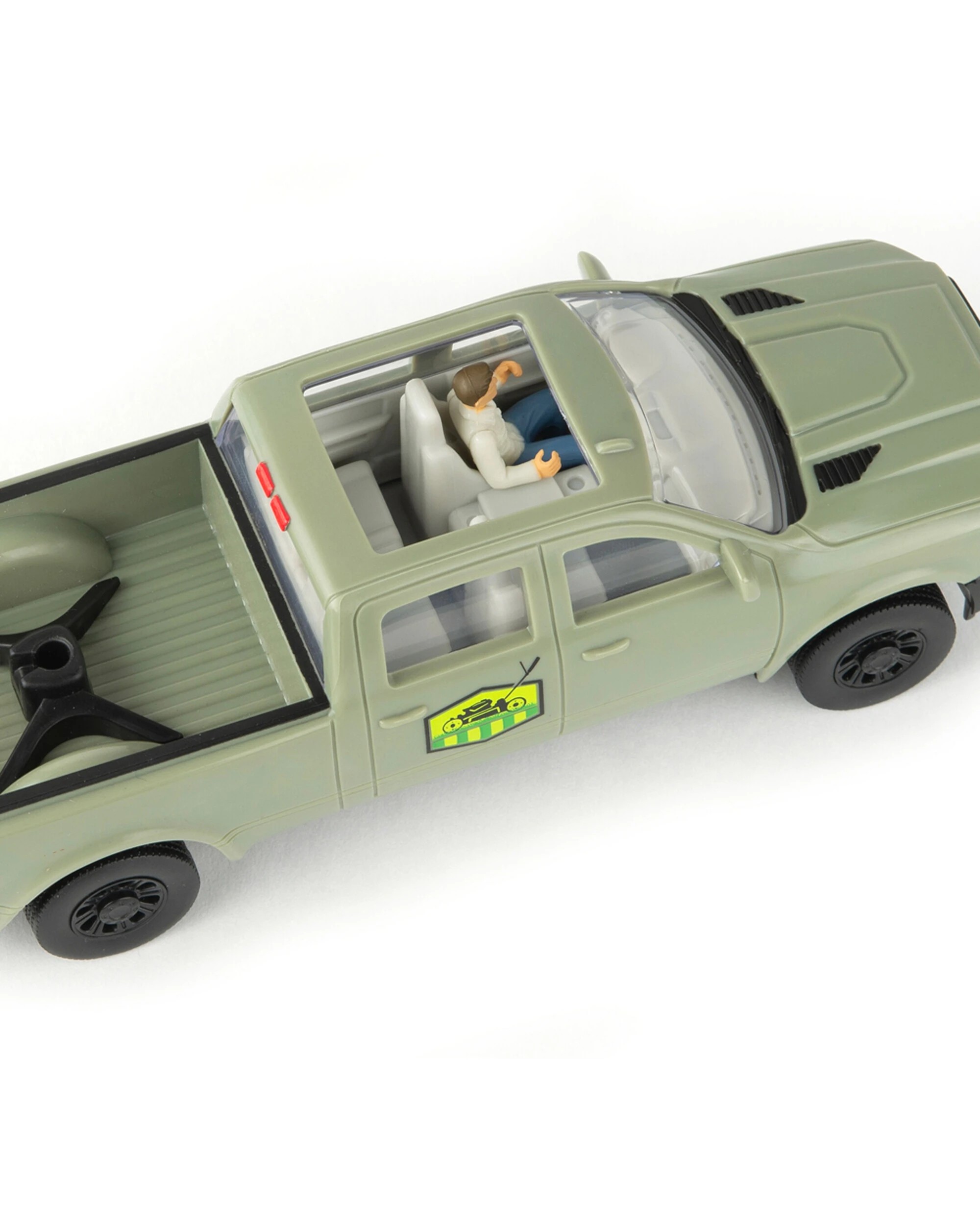 2 John Deere 15pc Lawn And Garden Kids Children Playset 1:32 Scale Toy Set - Green, 2 of 8