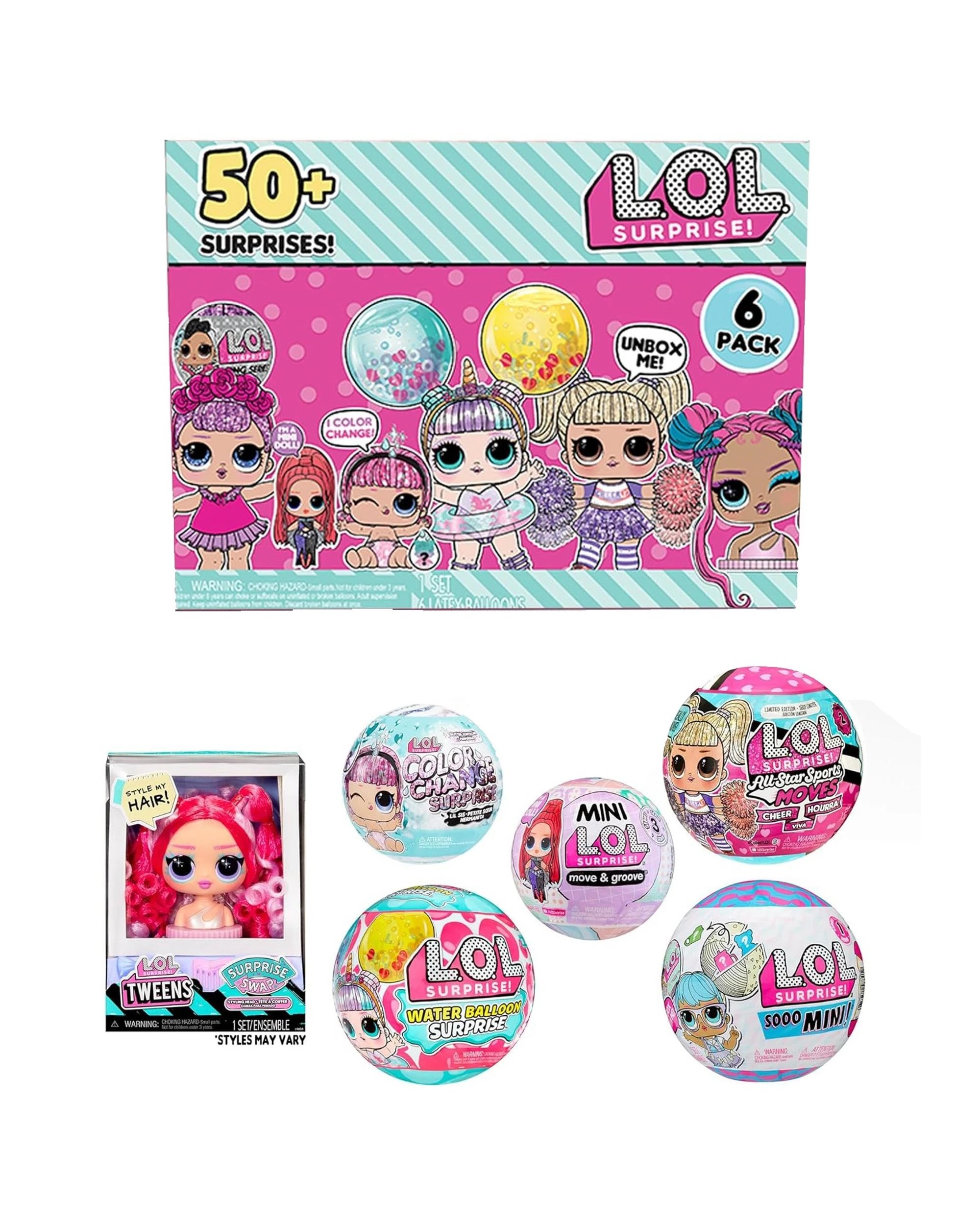 1 L.O.L. Surprise Tots and Lil Sis 6-Pack Blind Ball, 1 of 7