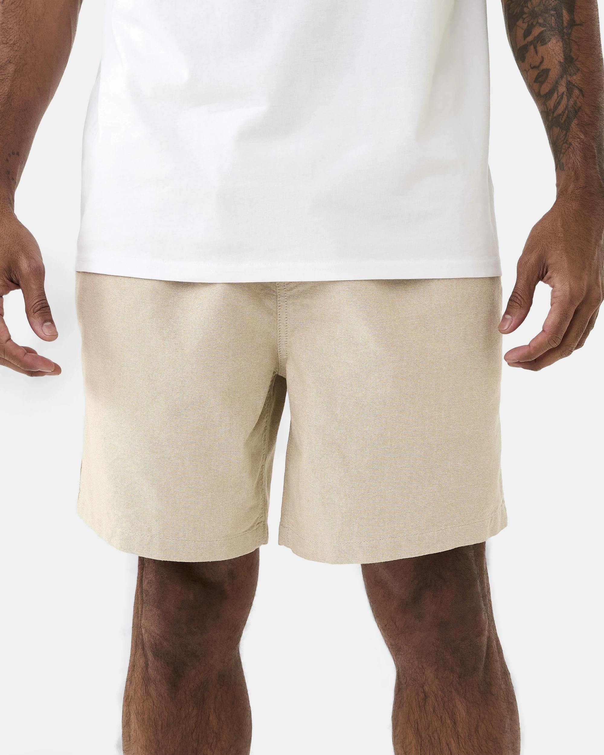 1 Elastic Waist Textured Volley Shorts Bge Elmwd, 1 of 7
