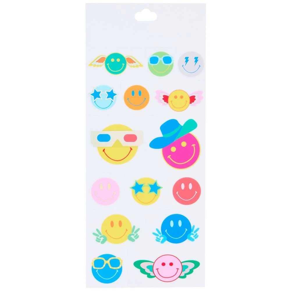 2 Otto Vinyl Transfer Sticker Multipack Large Smiley, 2 of 5
