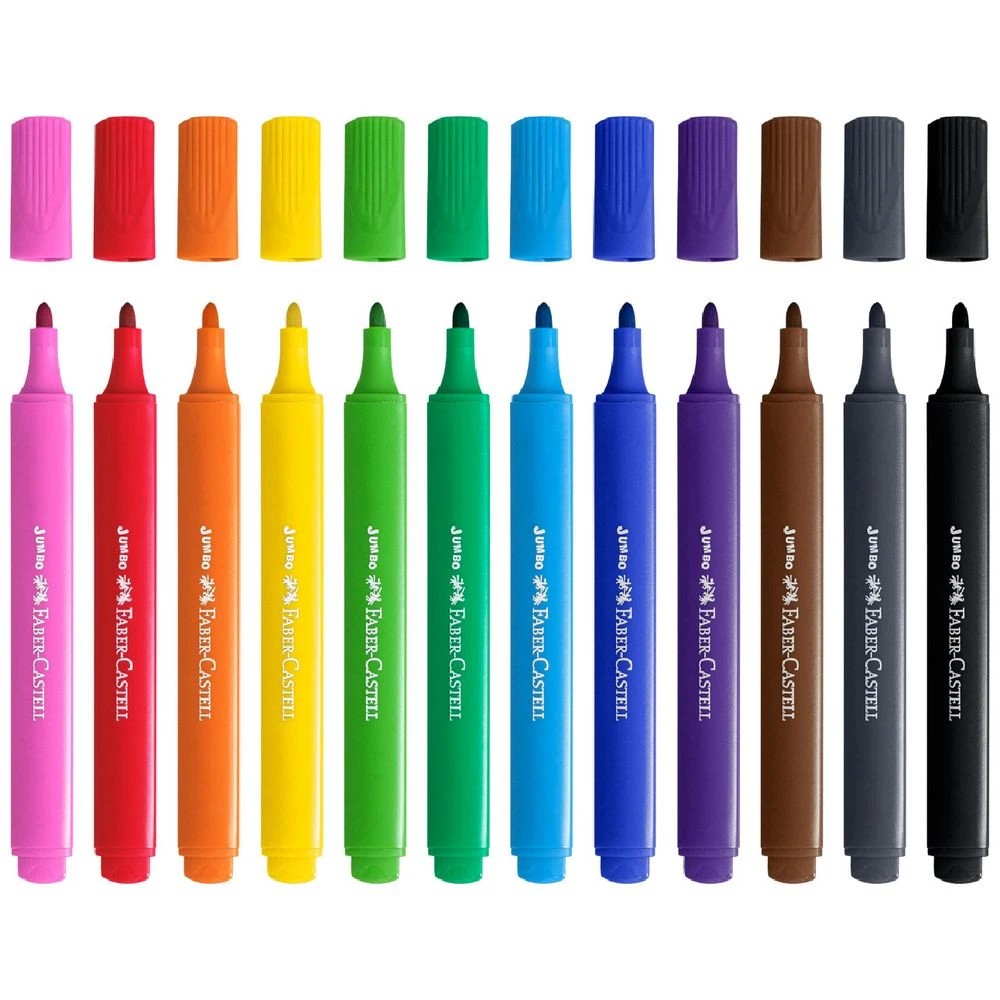 2 Faber-Castell Jumbo Triangular Markers 12 Pack, 2 of 5