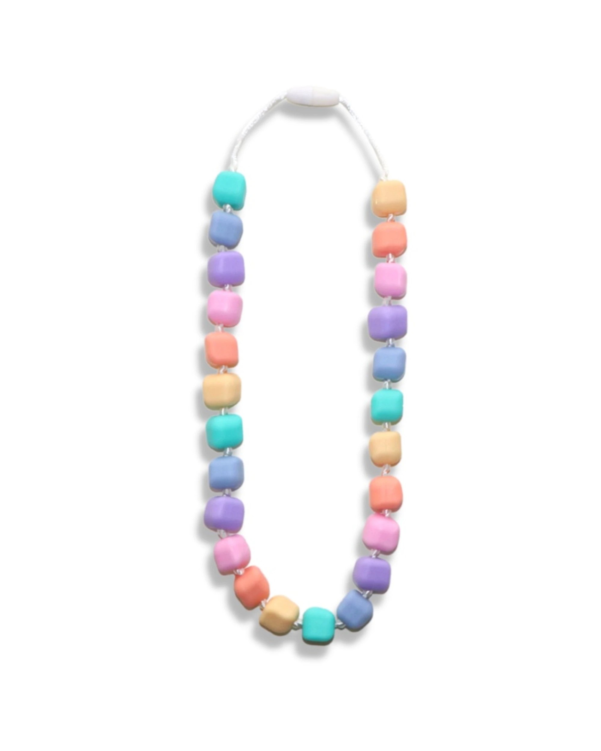 1 Jellystone Designs Kids Princess and the Pea Sensory Necklace Medium Chew Pastel - Multi, 1 of 2