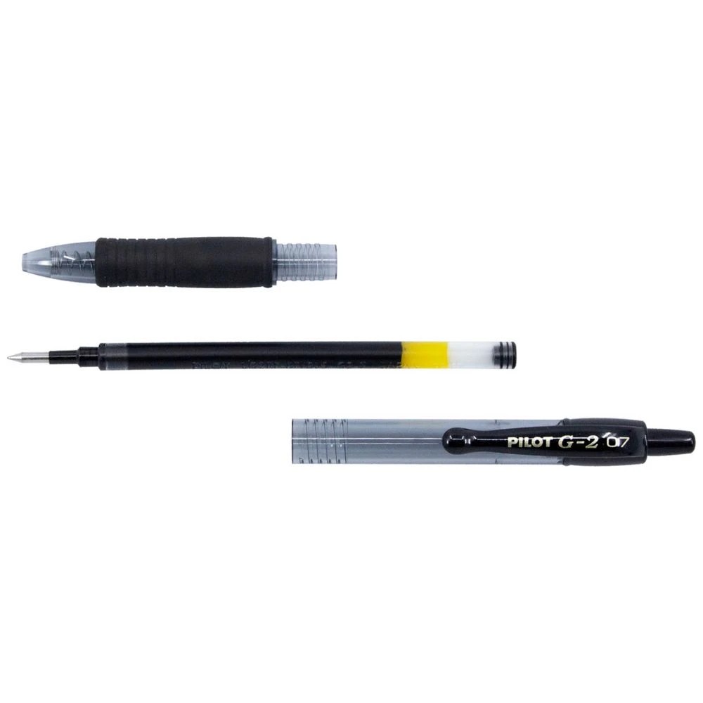 4 PILOT G2 Retractable Gel Pen Fine 0.7mm Black 4 Pack, 4 of 8