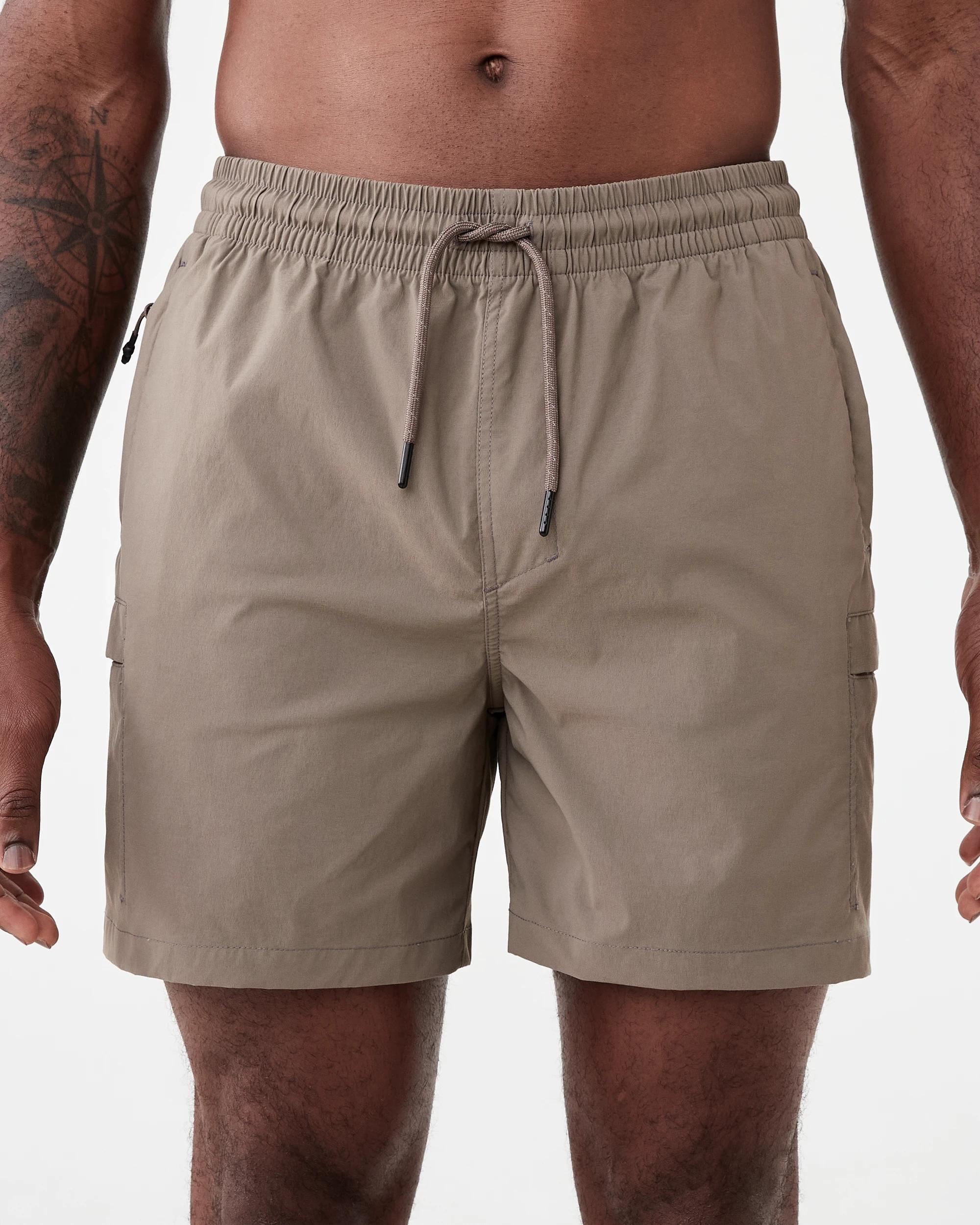 1 Active Mens Everyday Cargo Shorts Brn Phenix, 1 of 8