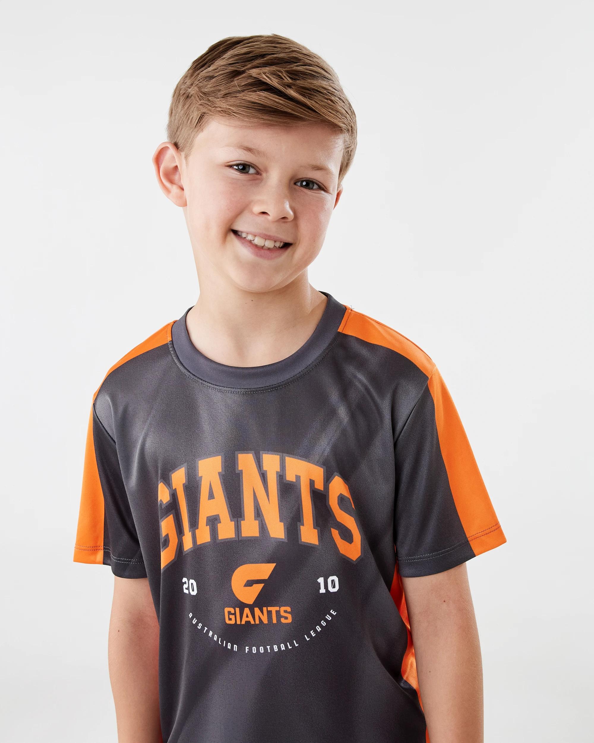 4 Official AFL Youth Training T-shirt Gws Giants, 4 of 8