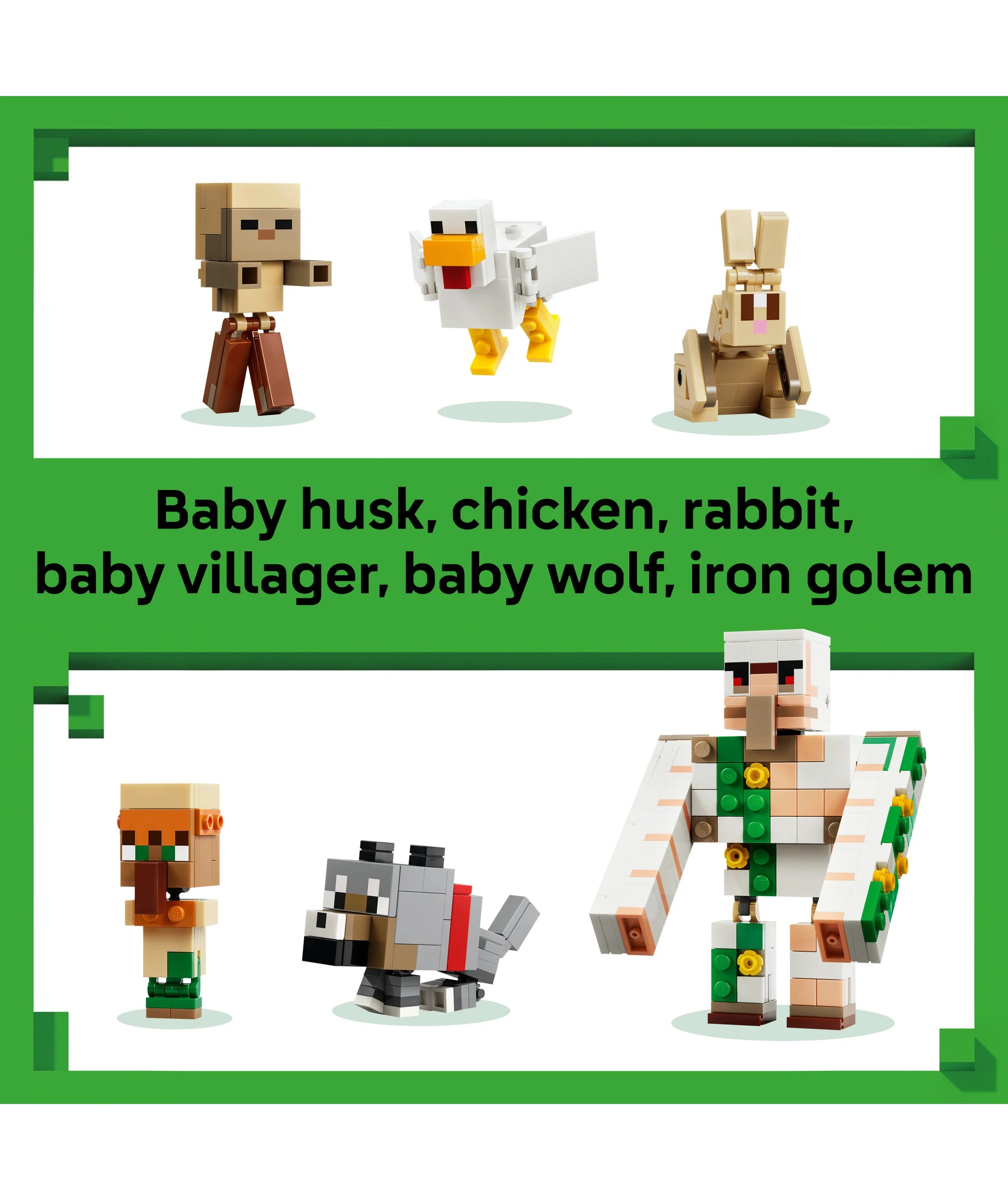 6 LEGO Minecraft Chicken Jockey Desert Attack 21592, 6 of 10
