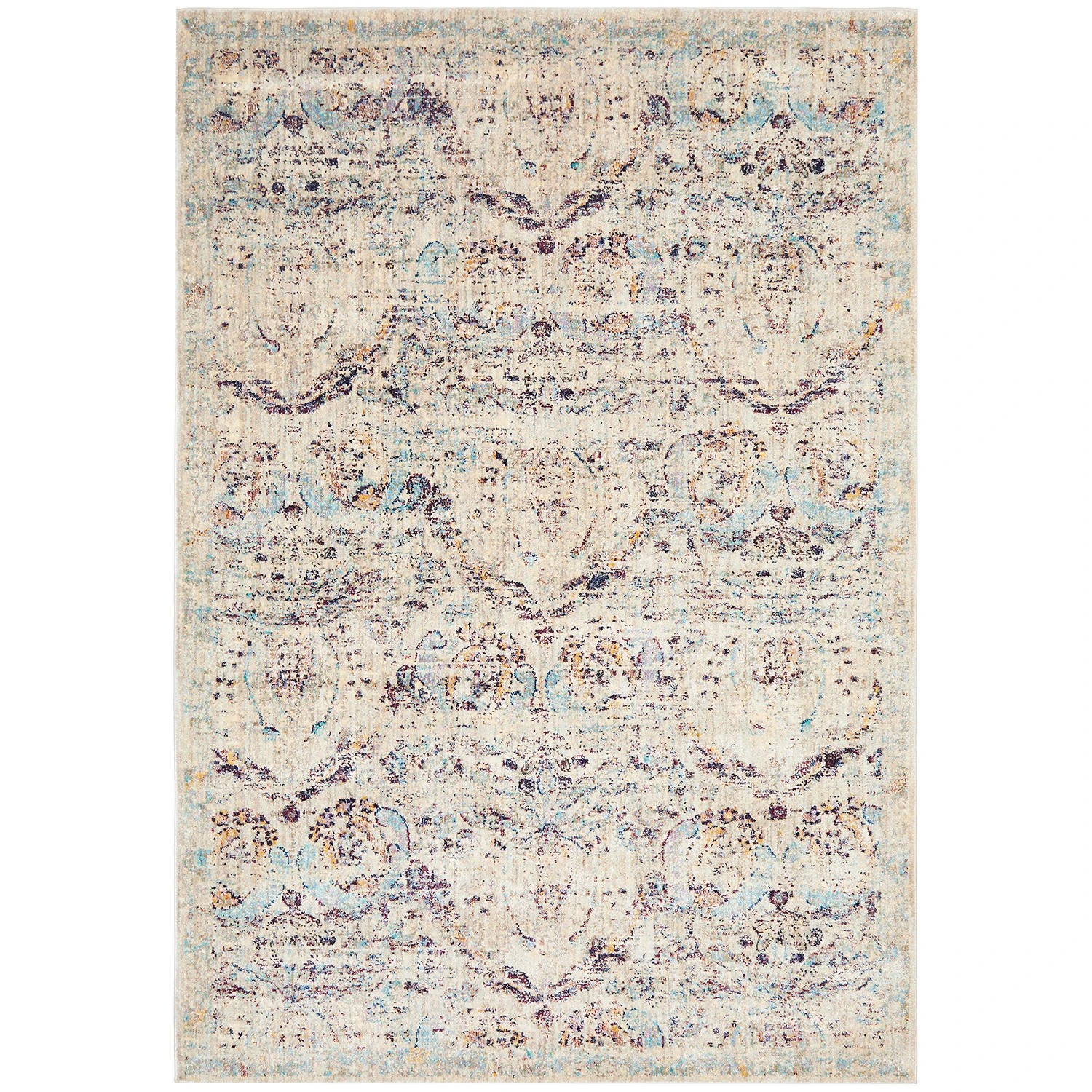 2 Common Ground Rugs Isadora 251 290x200cm - Large Power Loomed Pet Friendly Floor Rug - Natural, 2 of 7