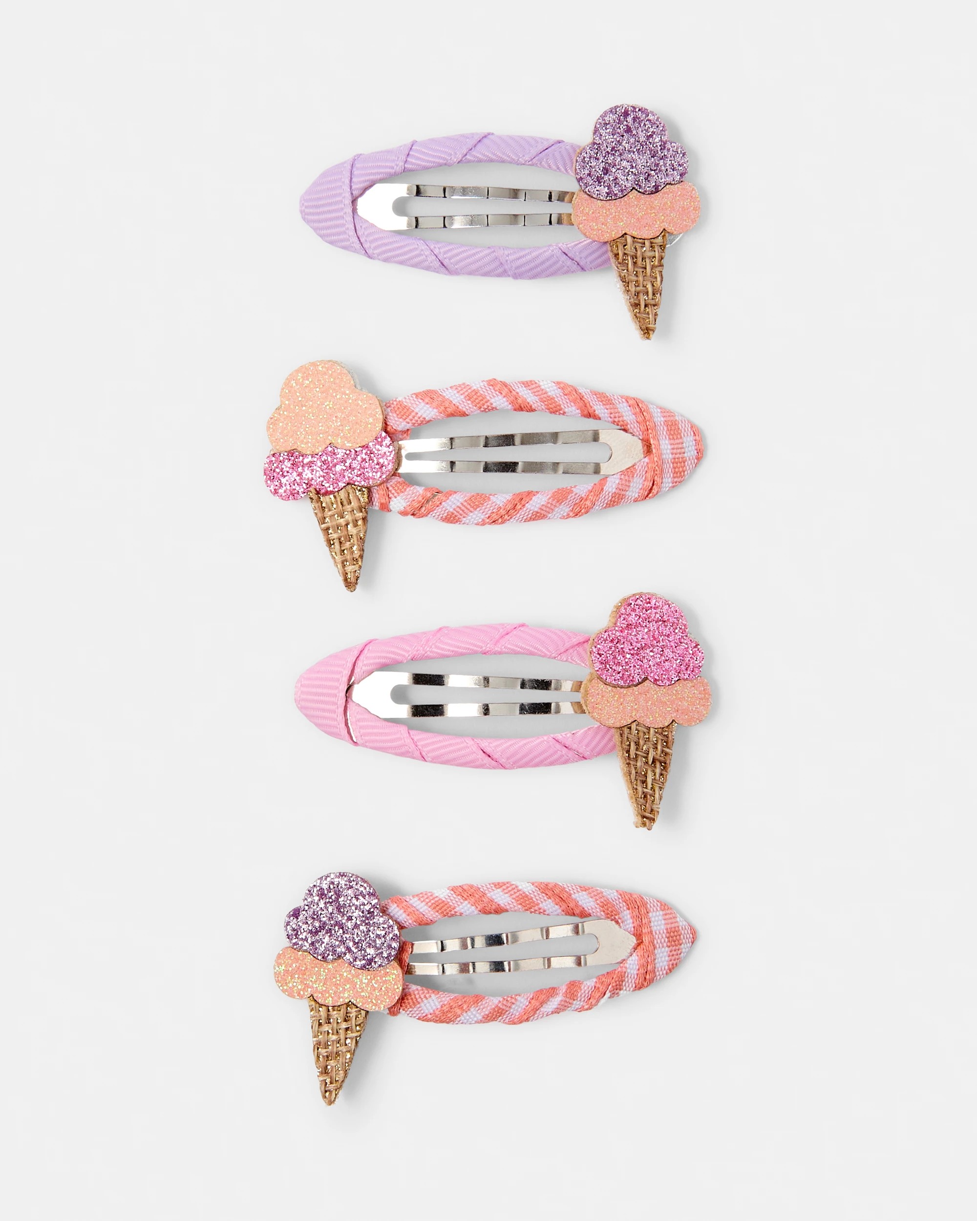 1 4 Pack Ice Cream Hair Clips, 1 of 3