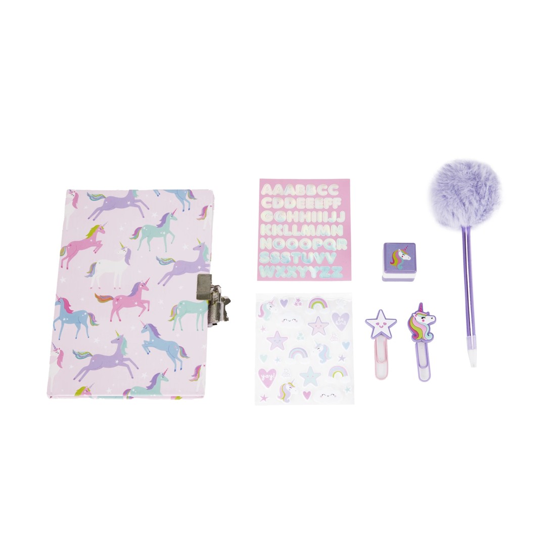 1 7 Piece Journal Set - Unicorn, 1 of 10